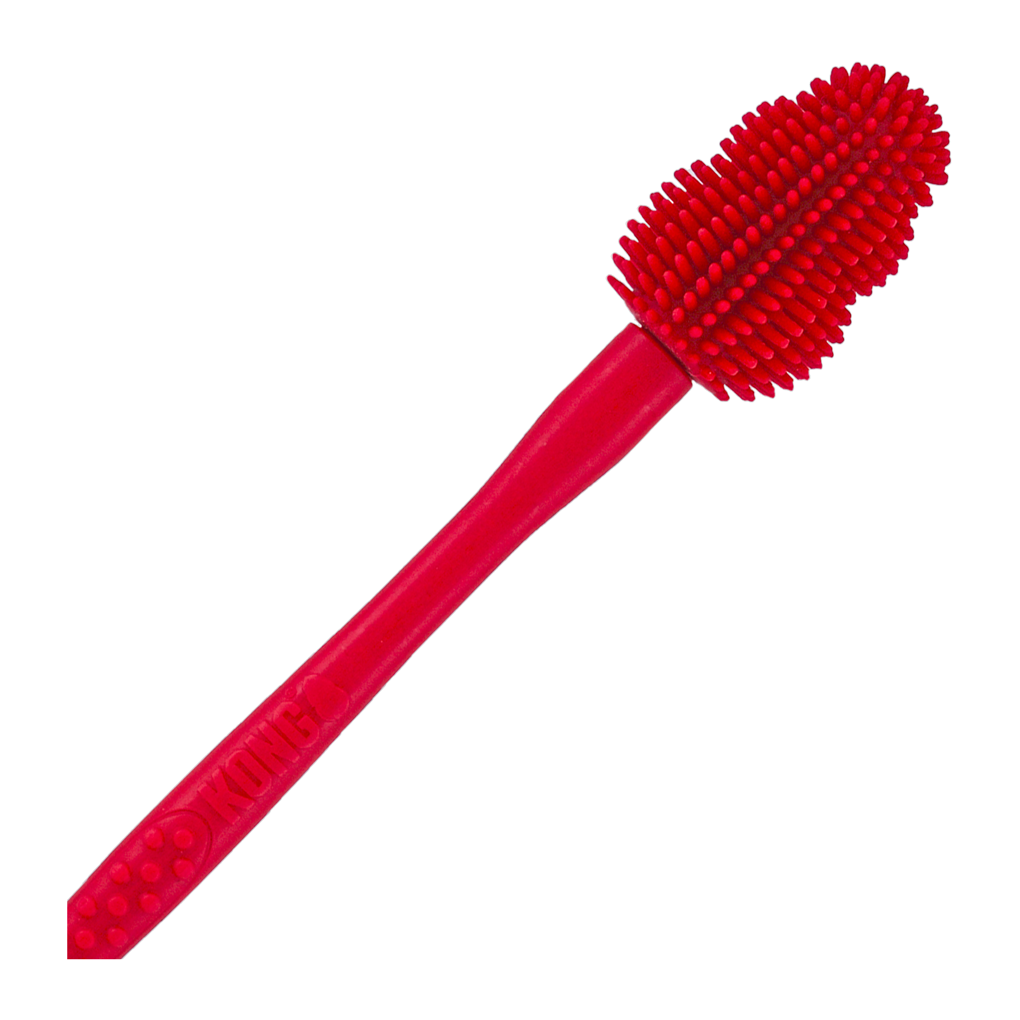 Close-up of the KONG Cleaning Brush flexible bristle head