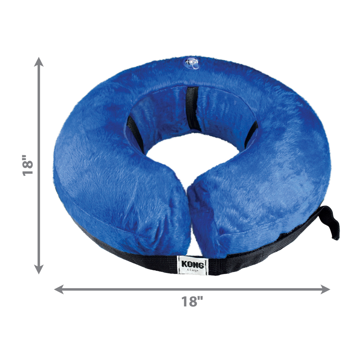 KONG Cloud Collar X-Large dimensions 18 x 18 x 0.5 inches