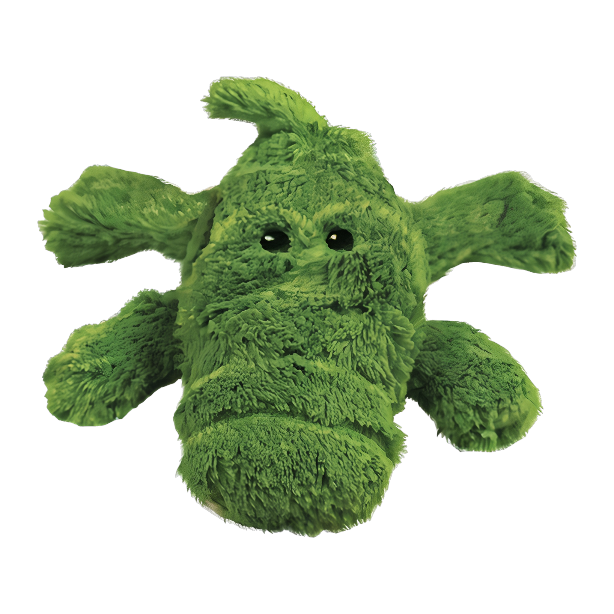 KONG Cozie Ali Alligator plush dog toy front view