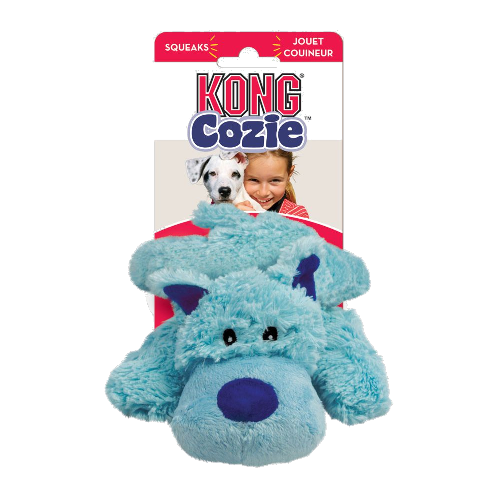 KONG Cozie Baily Dog Toy in packaging