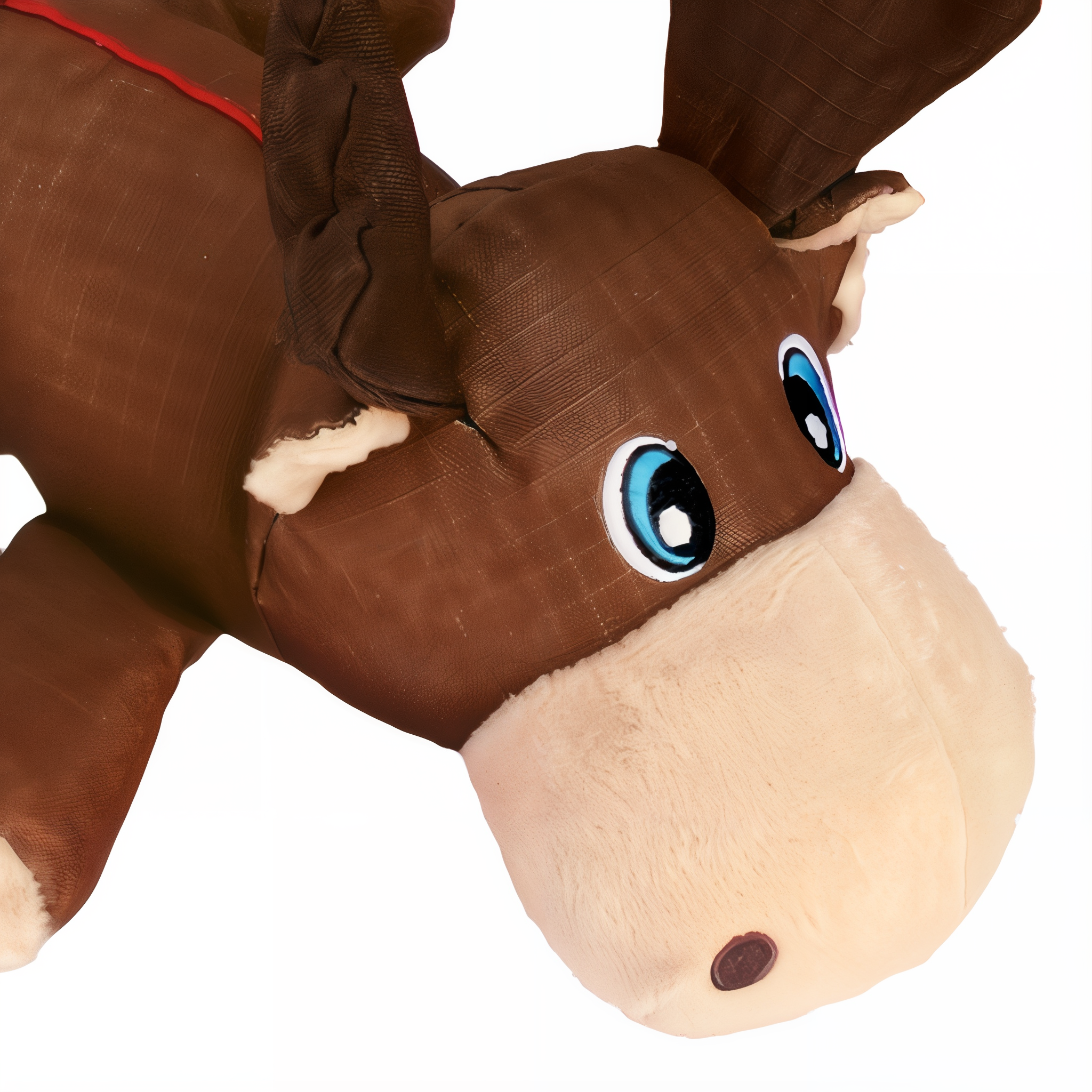 Close-up of the KONG Cozie Ultra Max Moose face and antlers