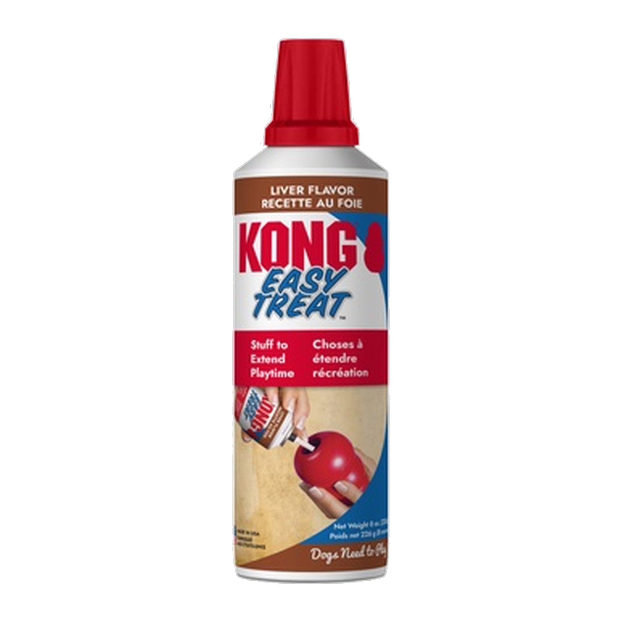 KONG Easy Treat Liver Flavor dog treat, 8 oz can front