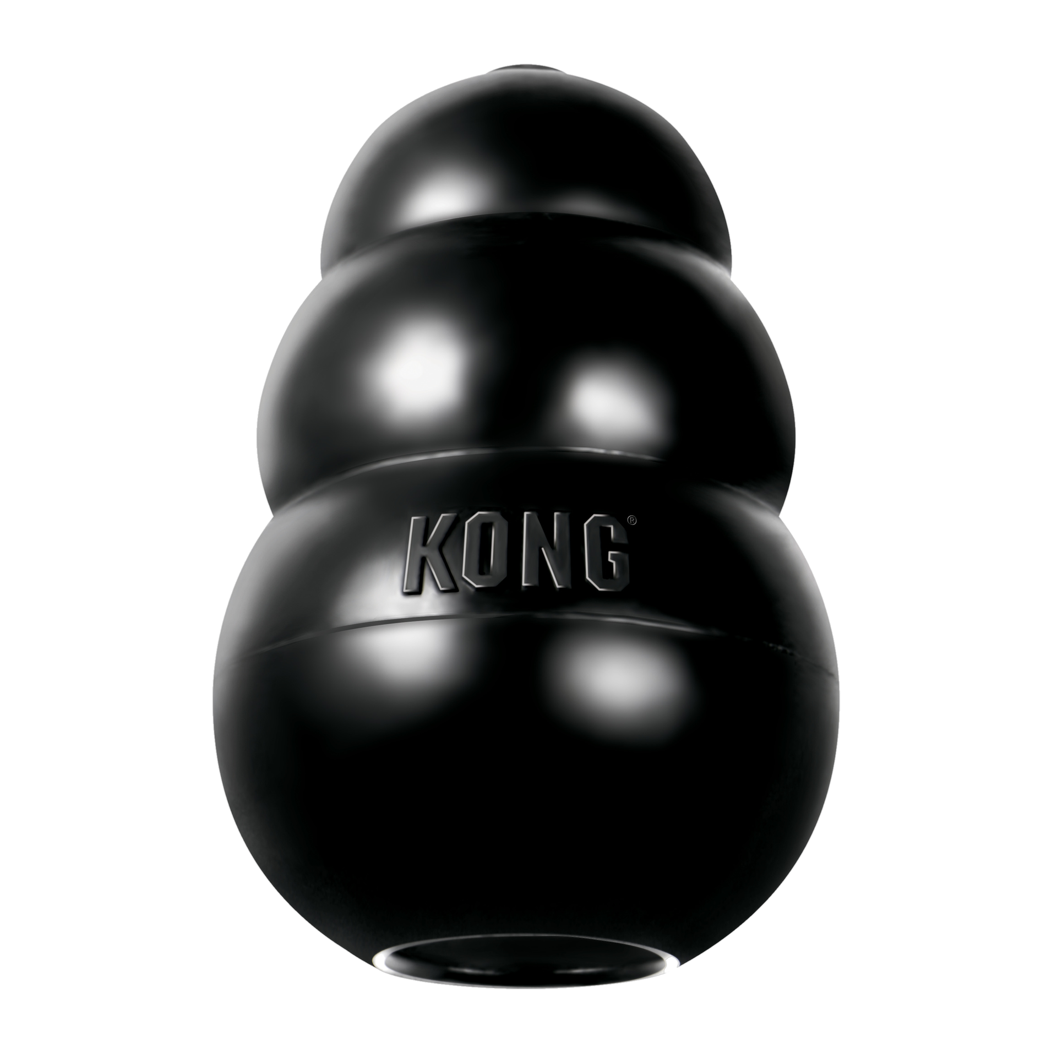 KONG Extreme extra-durable black rubber dog toy