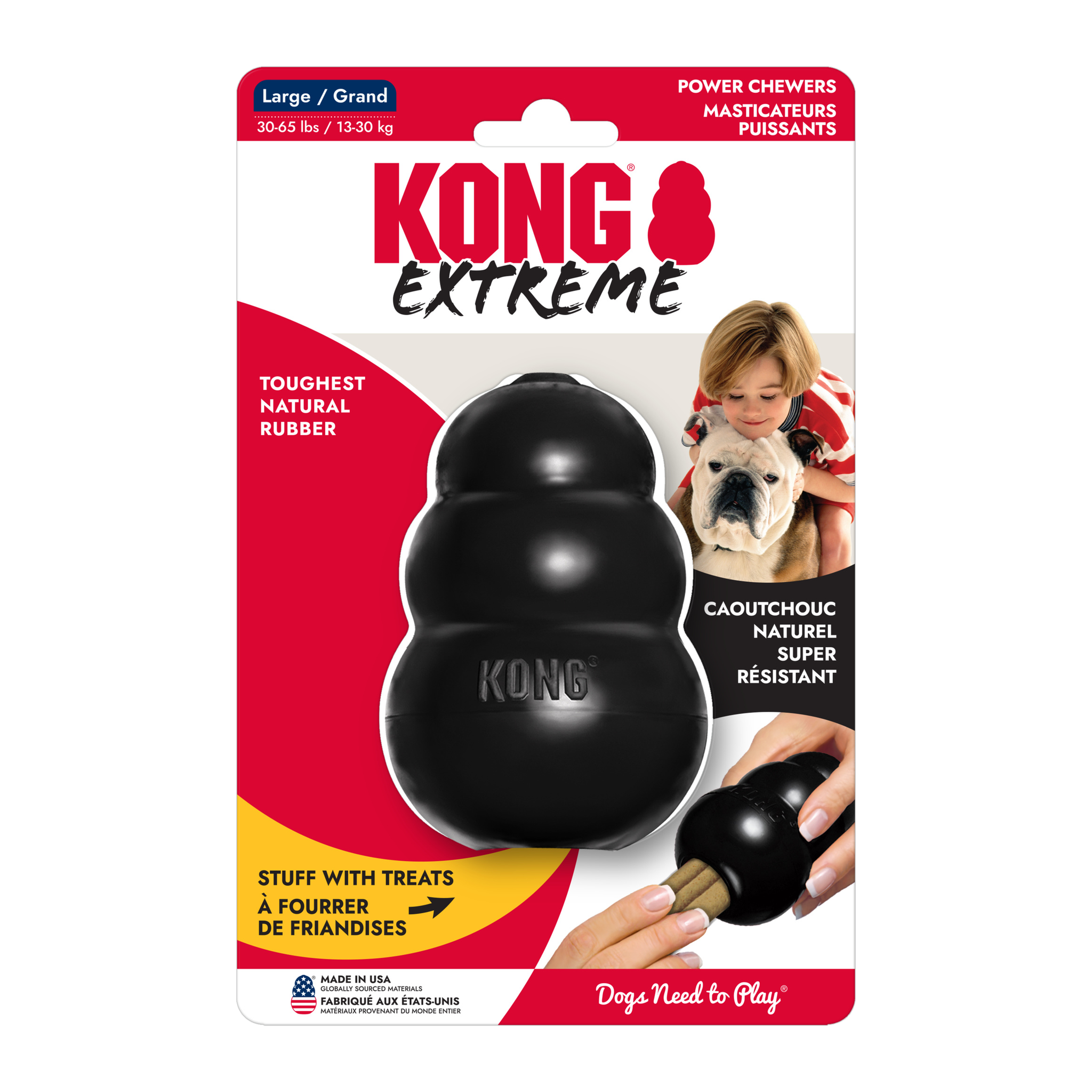 KONG Extreme dog toy retail package