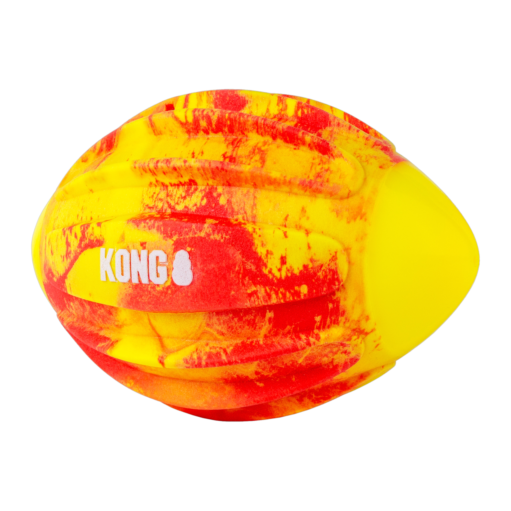 KONG Flexball Sport Football side view with KONG logo