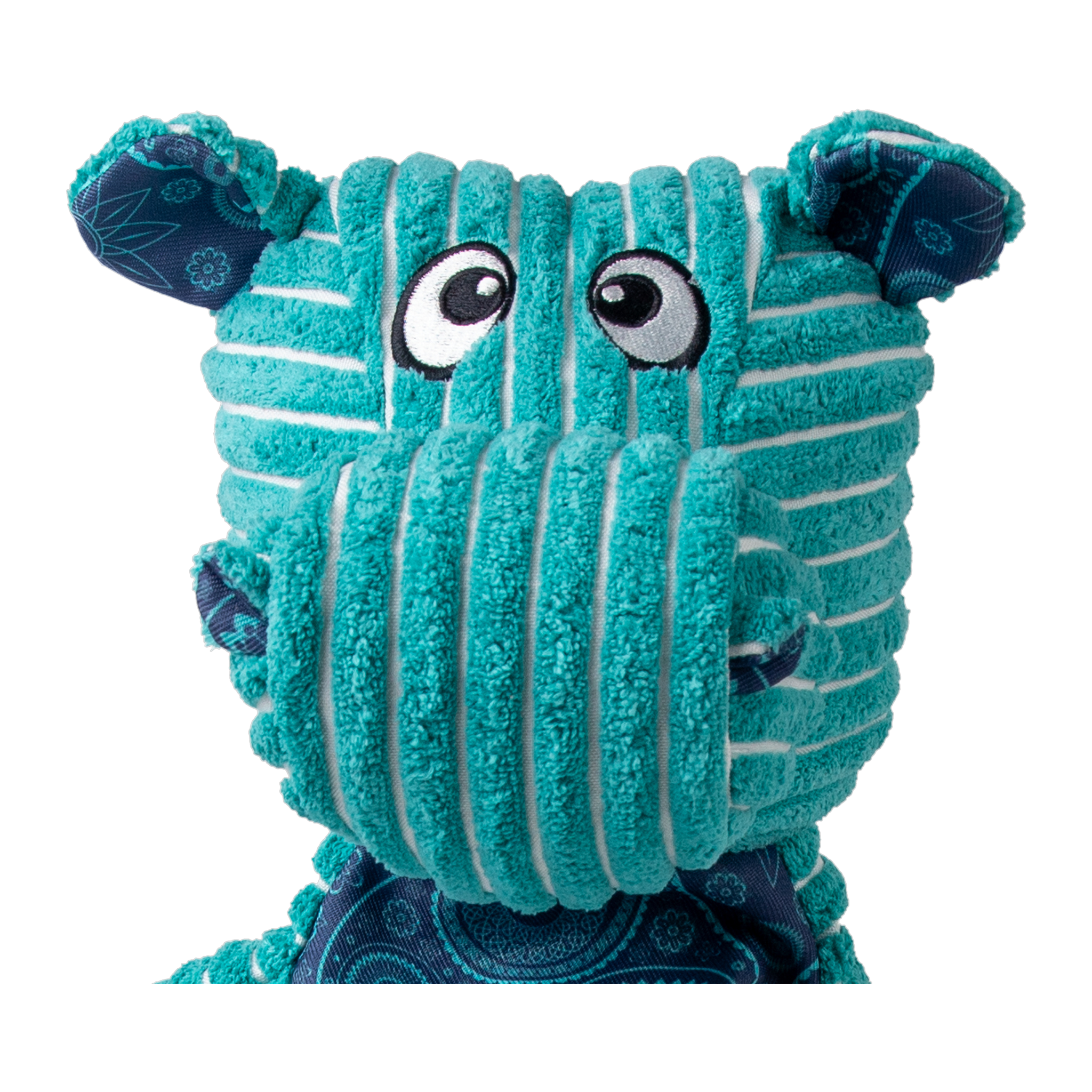 Side view of the KONG Floppy Knots Hippo x-large