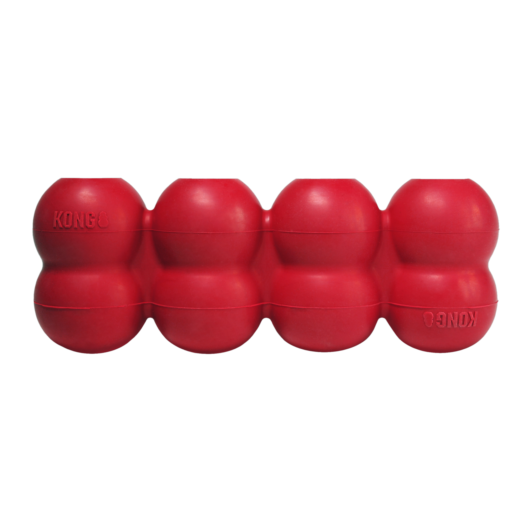 KONG Goodie Ribbon red rubber stuffable dog chew toy #SMALL