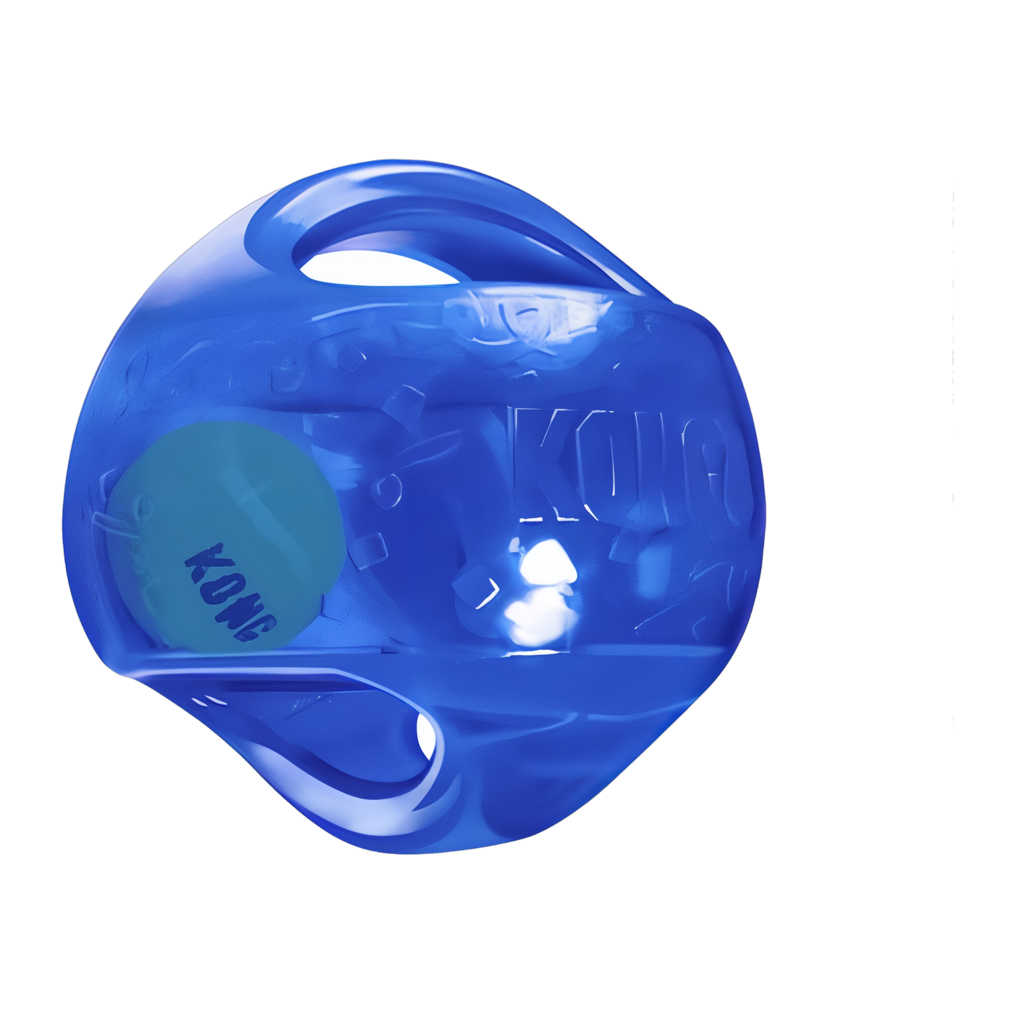 Blue KONG Jumbler Ball squeaker ball dog toy