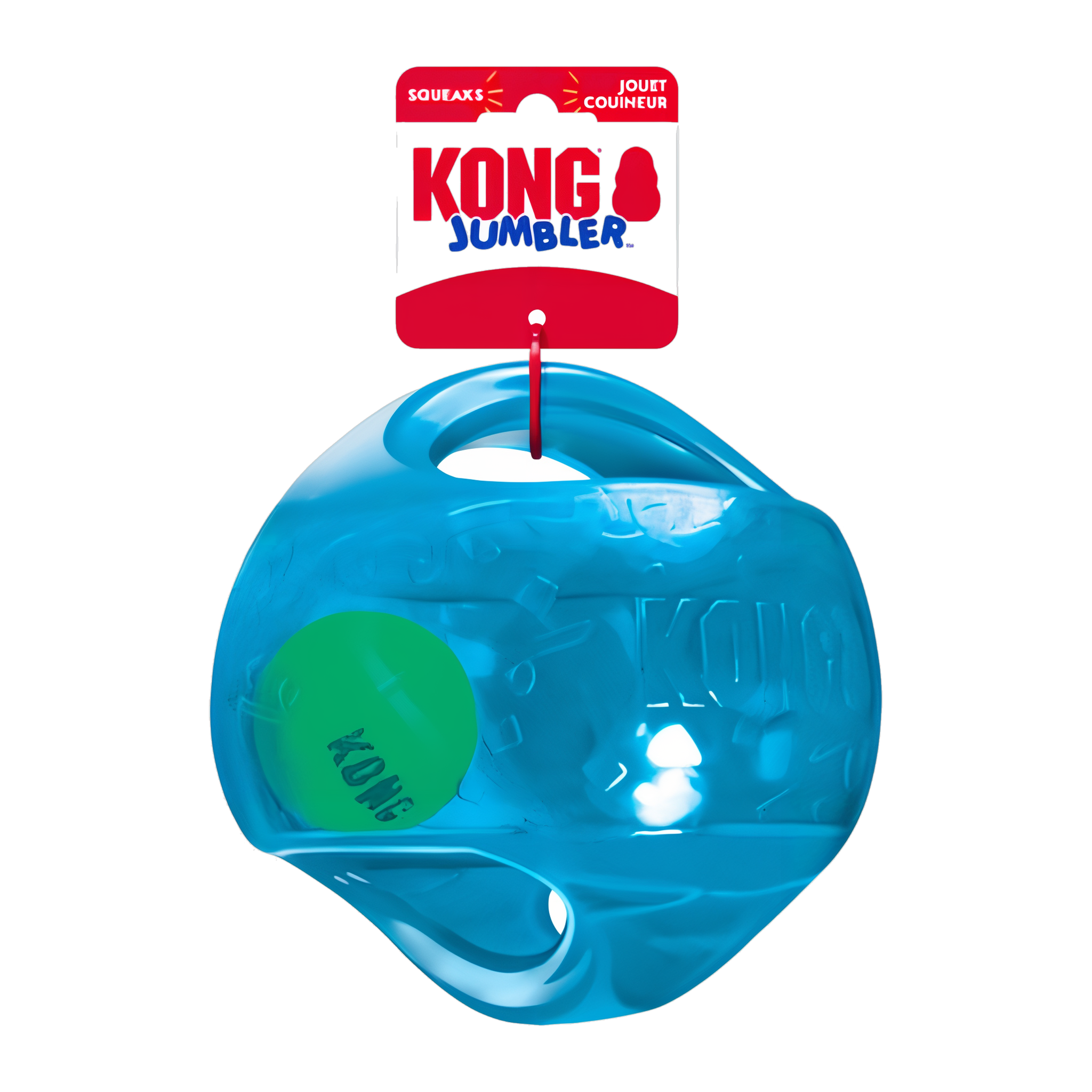 KONG Jumbler Ball Large/X-Large with retail hang tag
