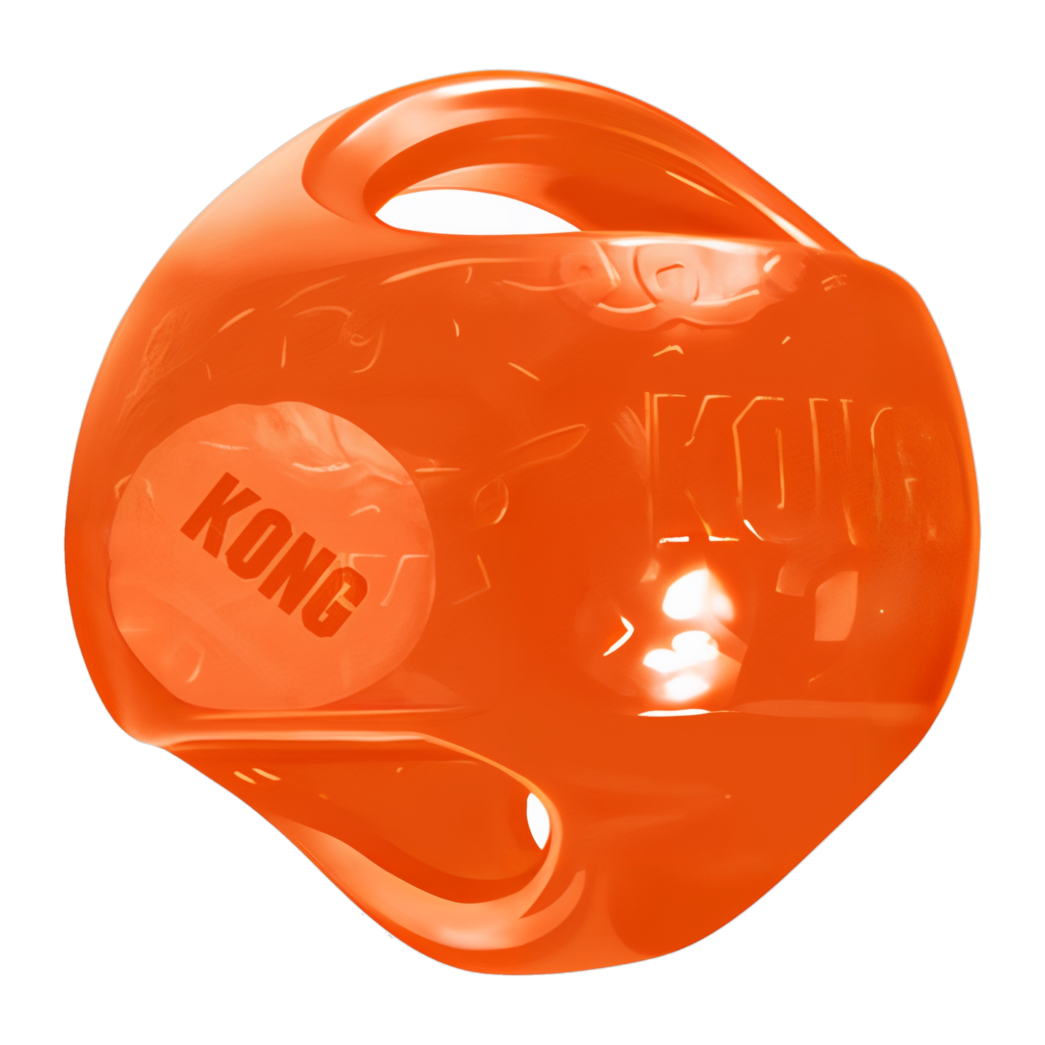 Orange KONG Jumbler Ball two-in-one ball dog toy