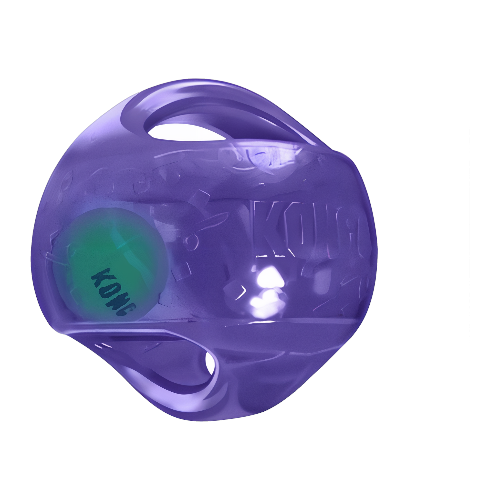 Purple KONG Jumbler Ball squeaker ball dog toy
