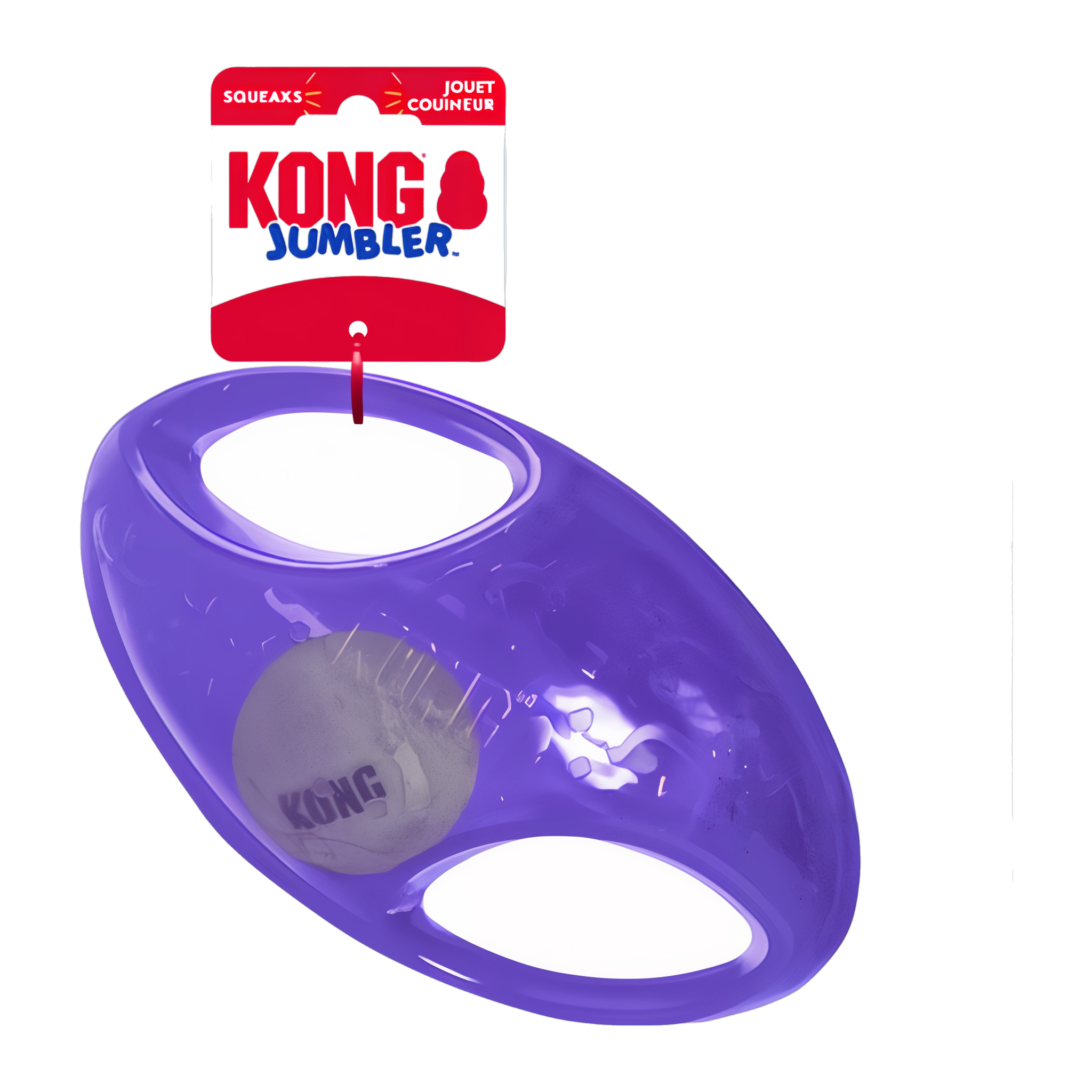 KONG Jumbler Football in retail packaging