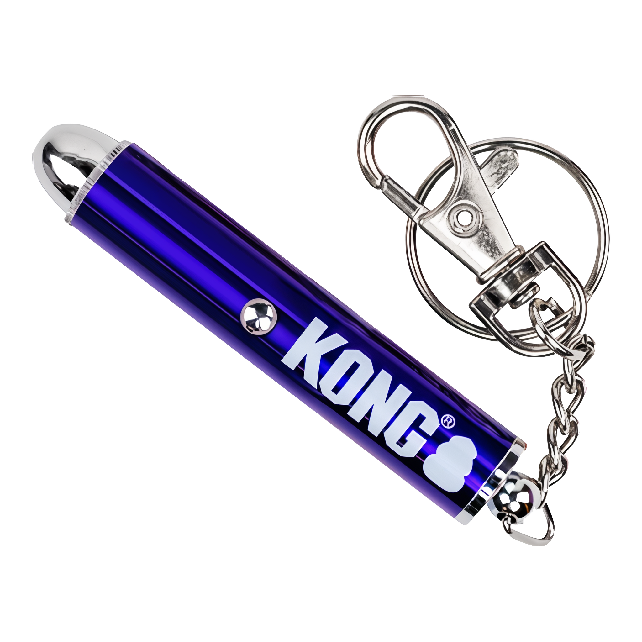 KONG Laser Pointer keychain cat toy in blue