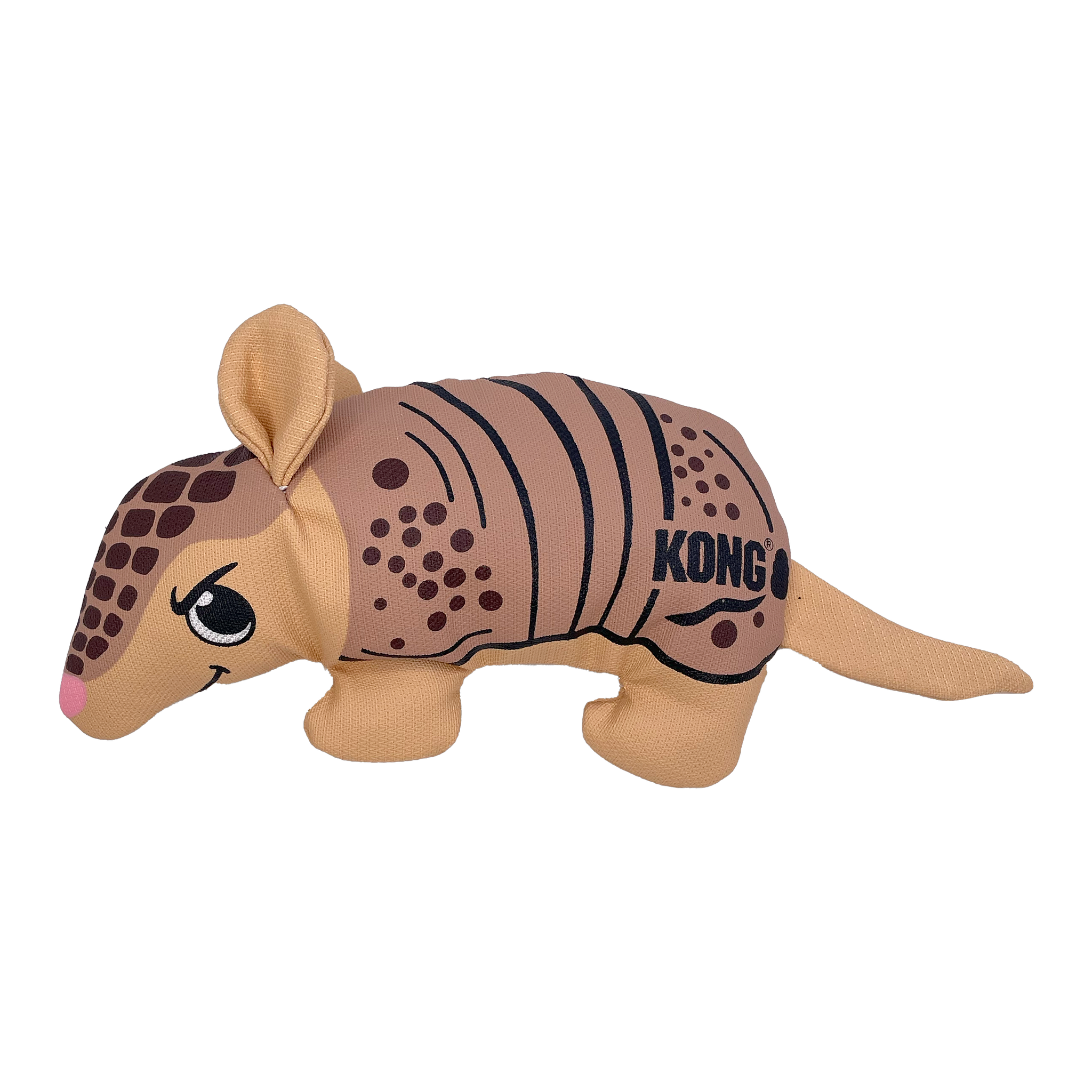 KONG Maxx Armadillo Dog Toy plush squeaky toy #SMALL