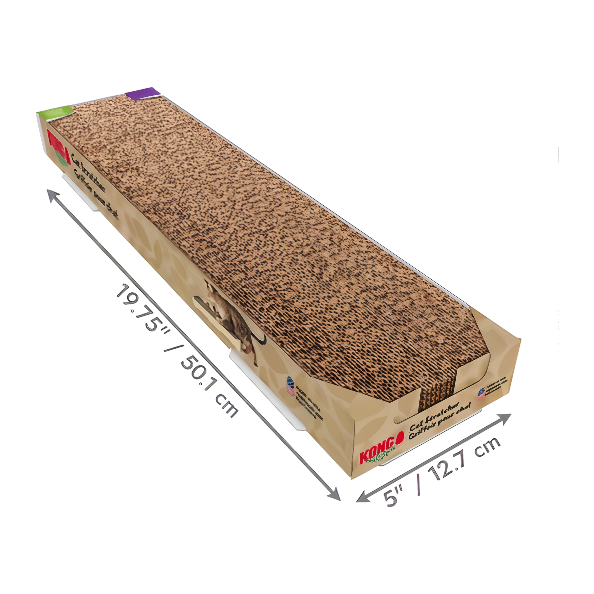 KONG Naturals Scratcher Single dimensions: 19.75 by 5 inches