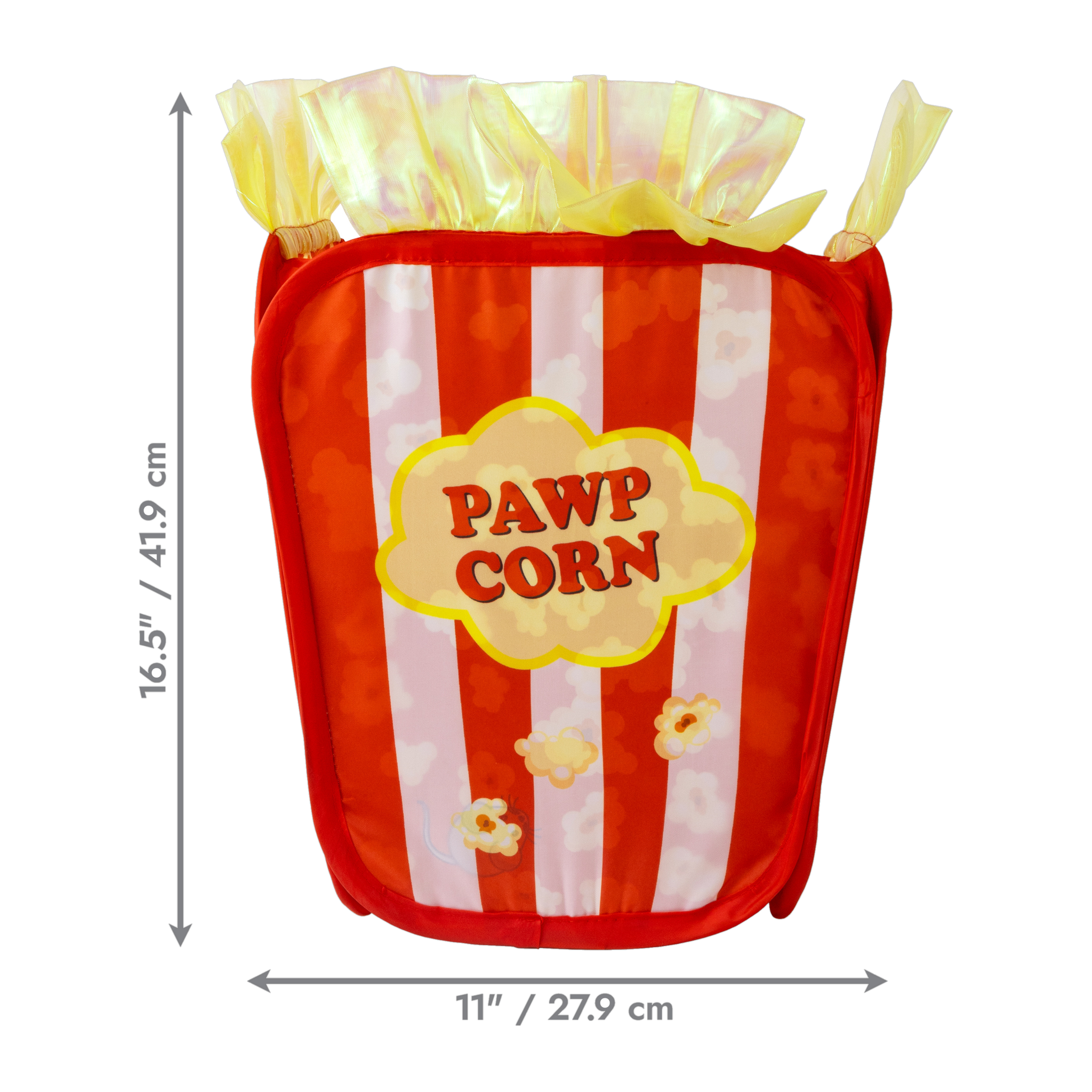 KONG Play Spaces Pawpcorn dimensions 11 by 11 by 16.5 inches