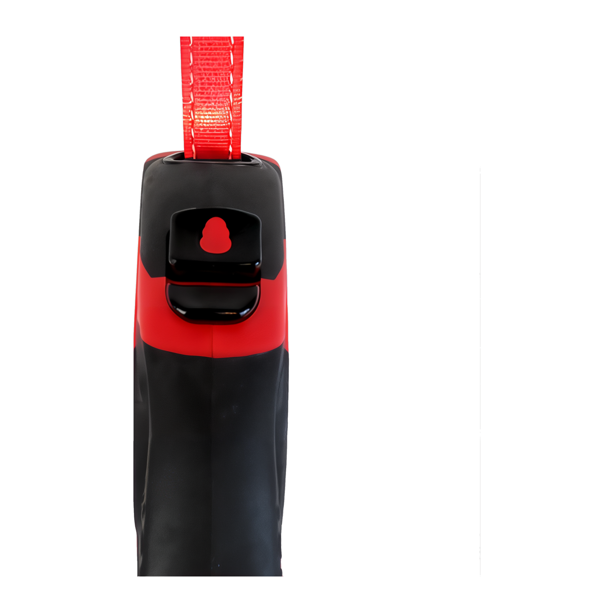 Top view of the brake and lock mechanism on the KONG Terrain retractable leash