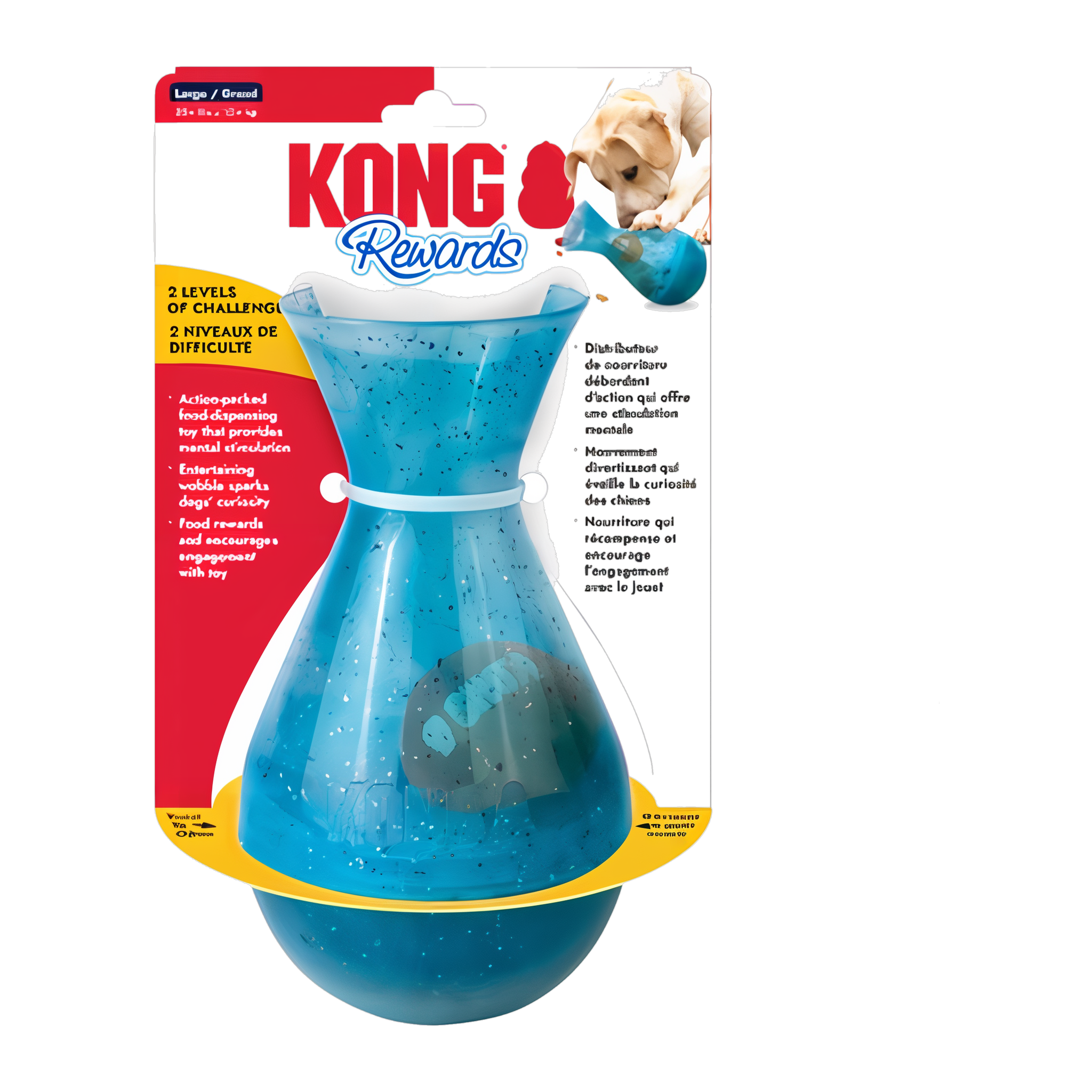 KONG Rewards Tipsy Large retail packaging