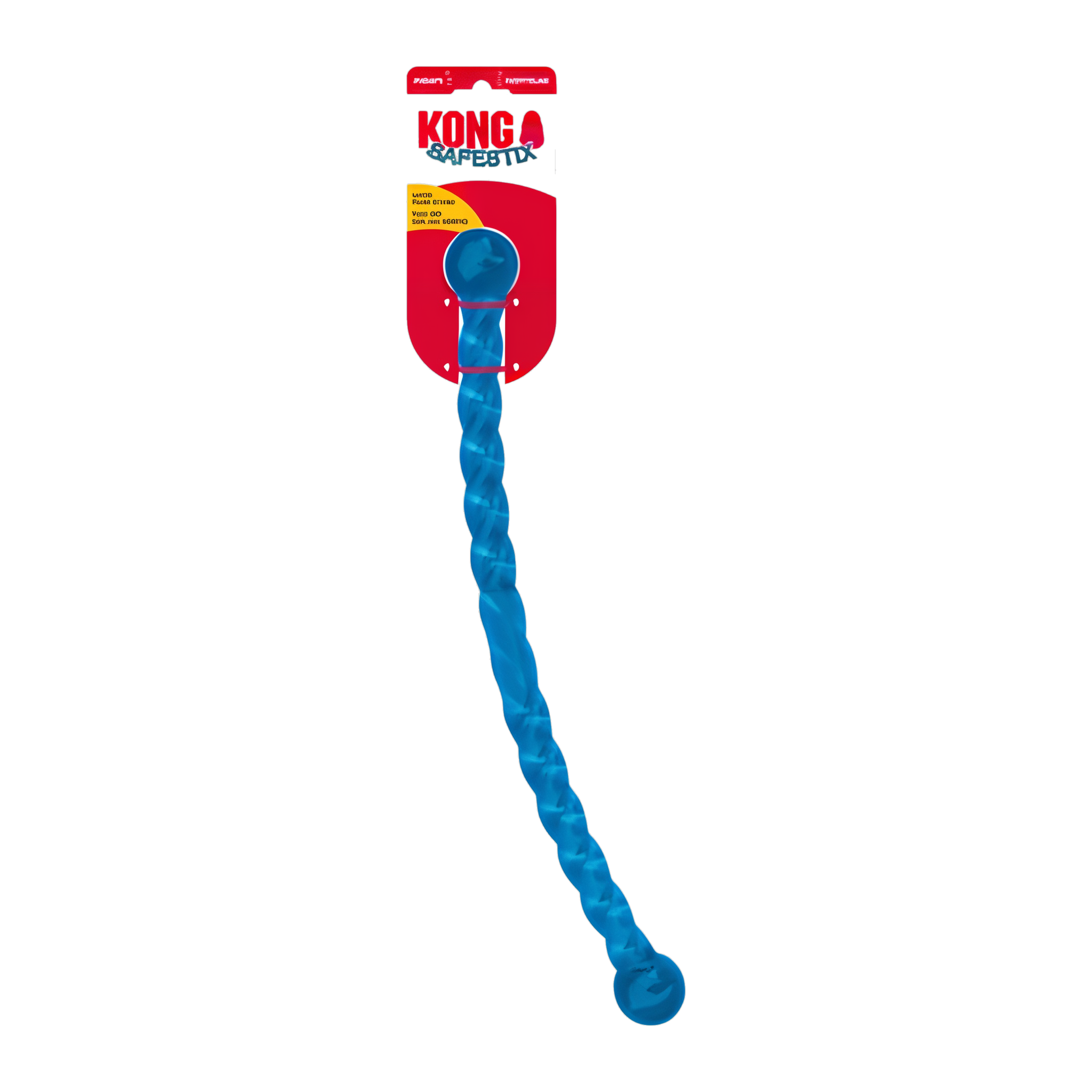 Blue KONG SafeStix on retail packaging card