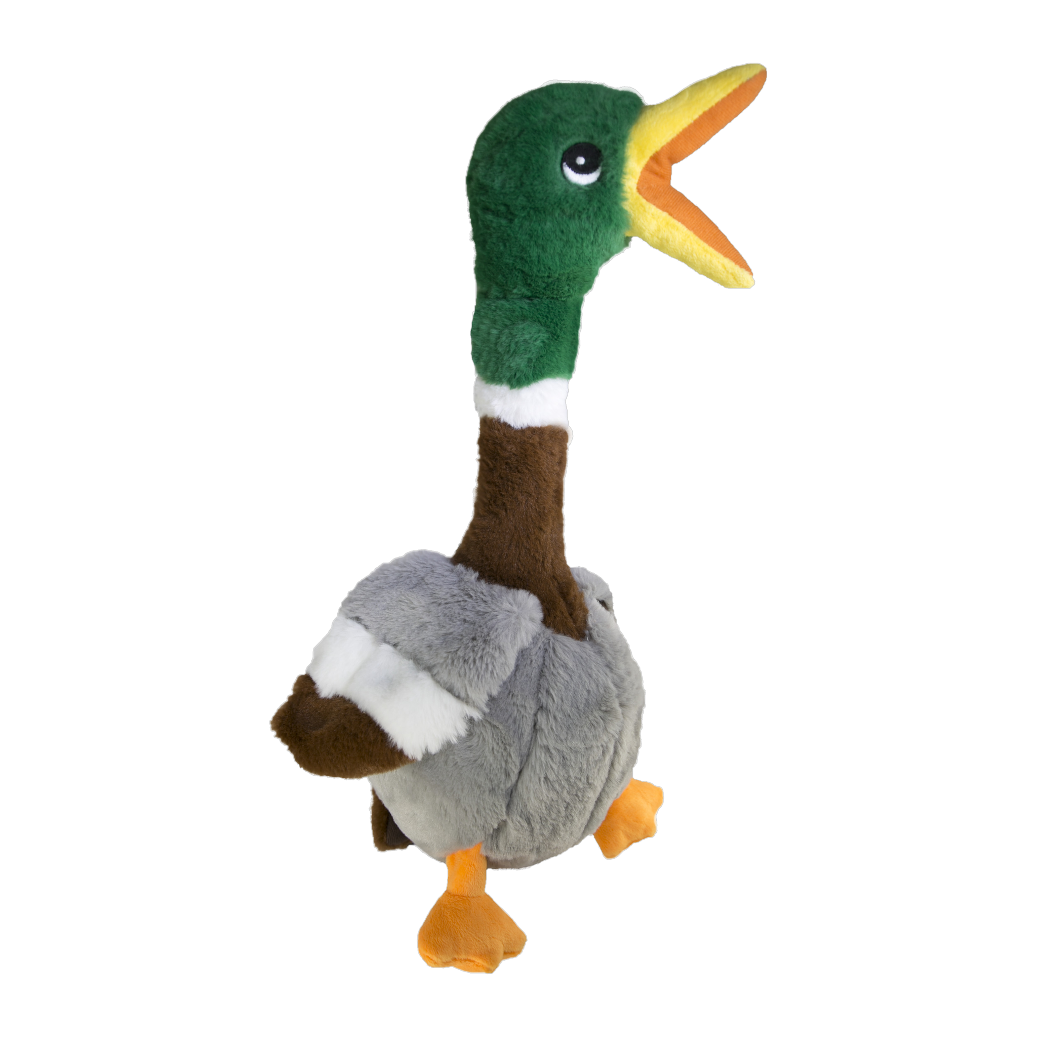 KONG Shakers Honkers Duck Dog Toy small size front view #SMALL