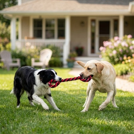 KONG Signature Rope Double Tug Dog Toy