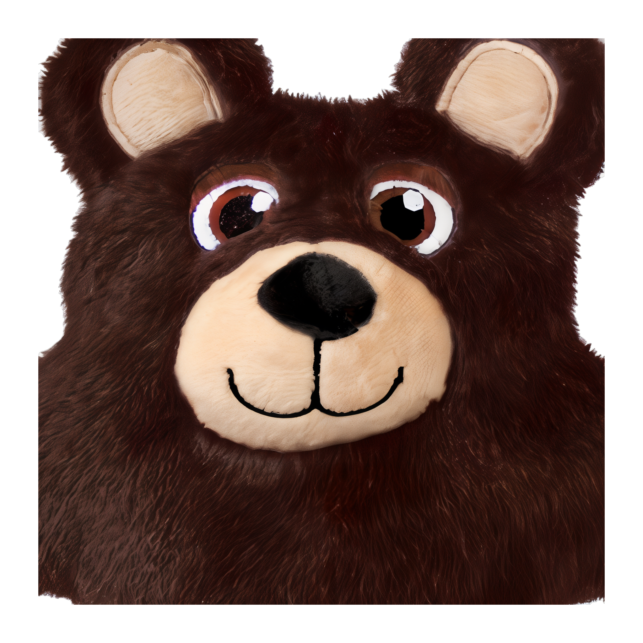 KONG Snuzzles Bear plush face detail
