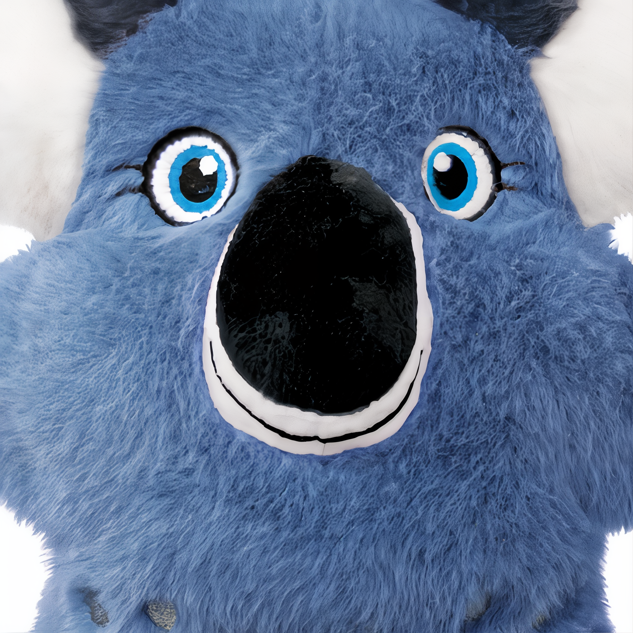 Close-up of KONG Snuzzles Koala plush face