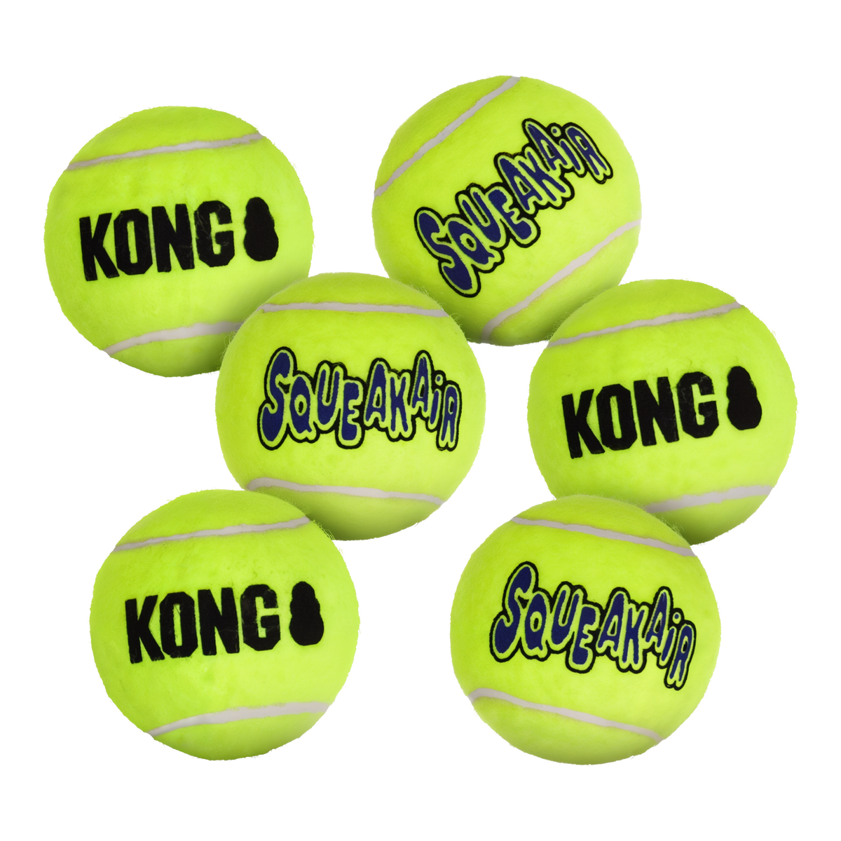 KONG SqueakAir Balls Dog Toy MEDIUM 6-PACK