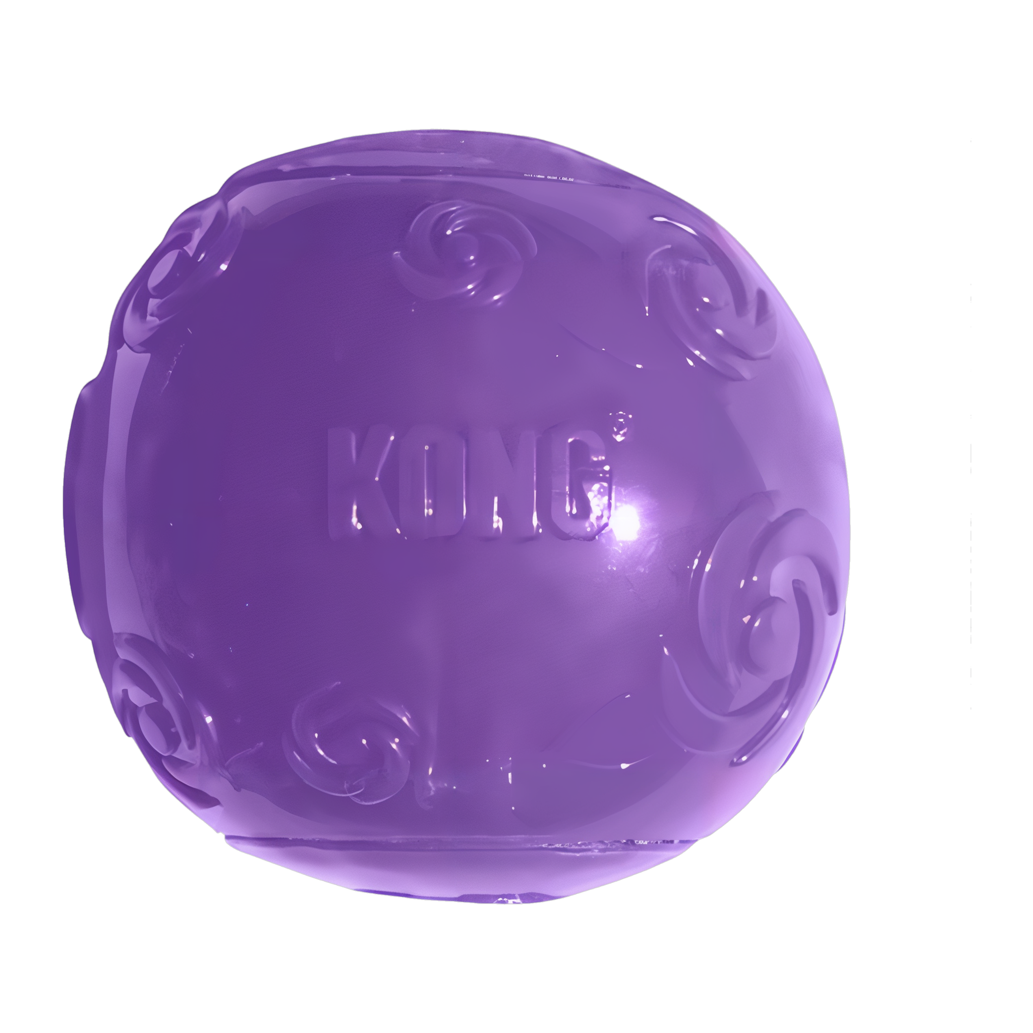 KONG Squeezz Ball Dog Toy purple