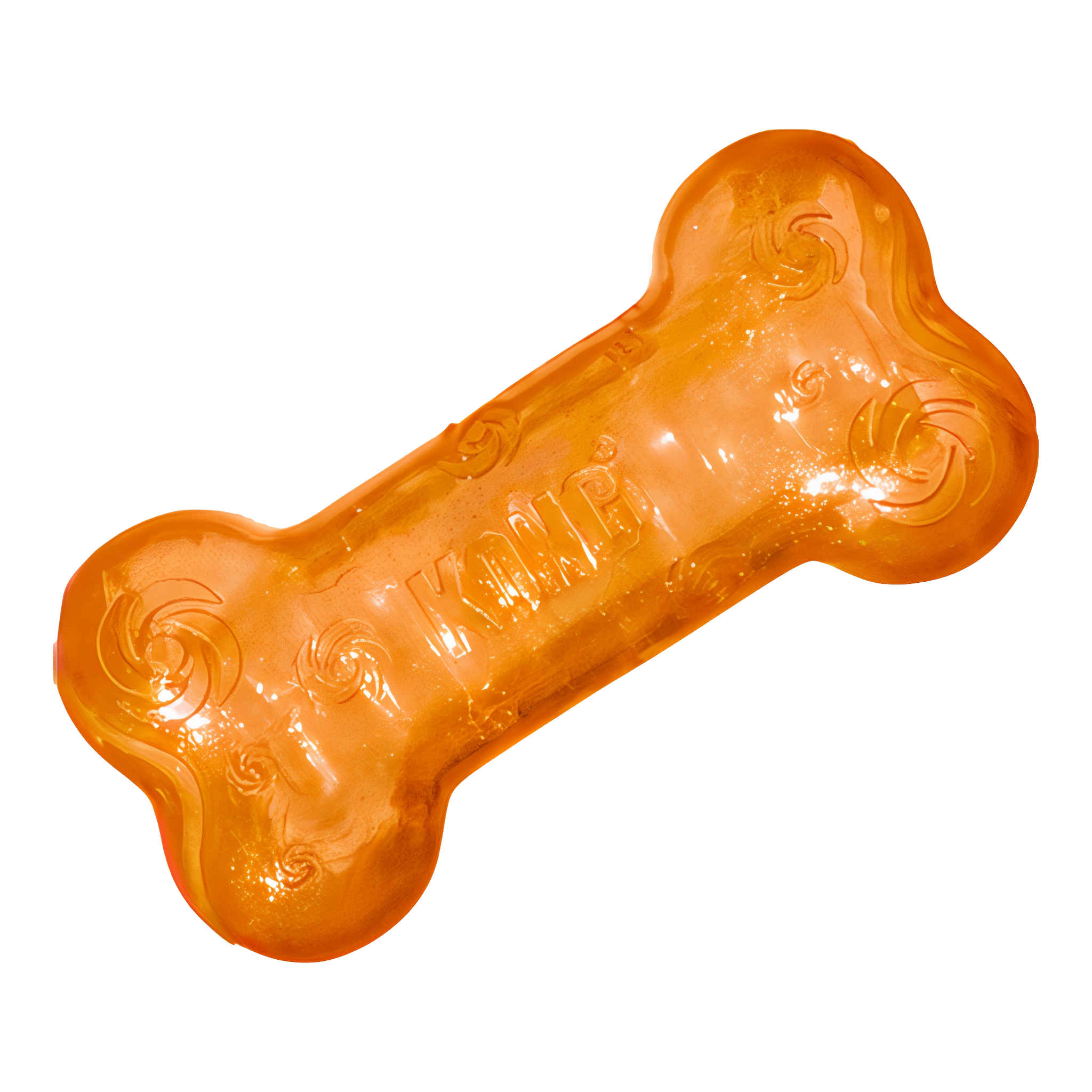 KONG Squeezz Crackle Bone Dog Toy SMALL