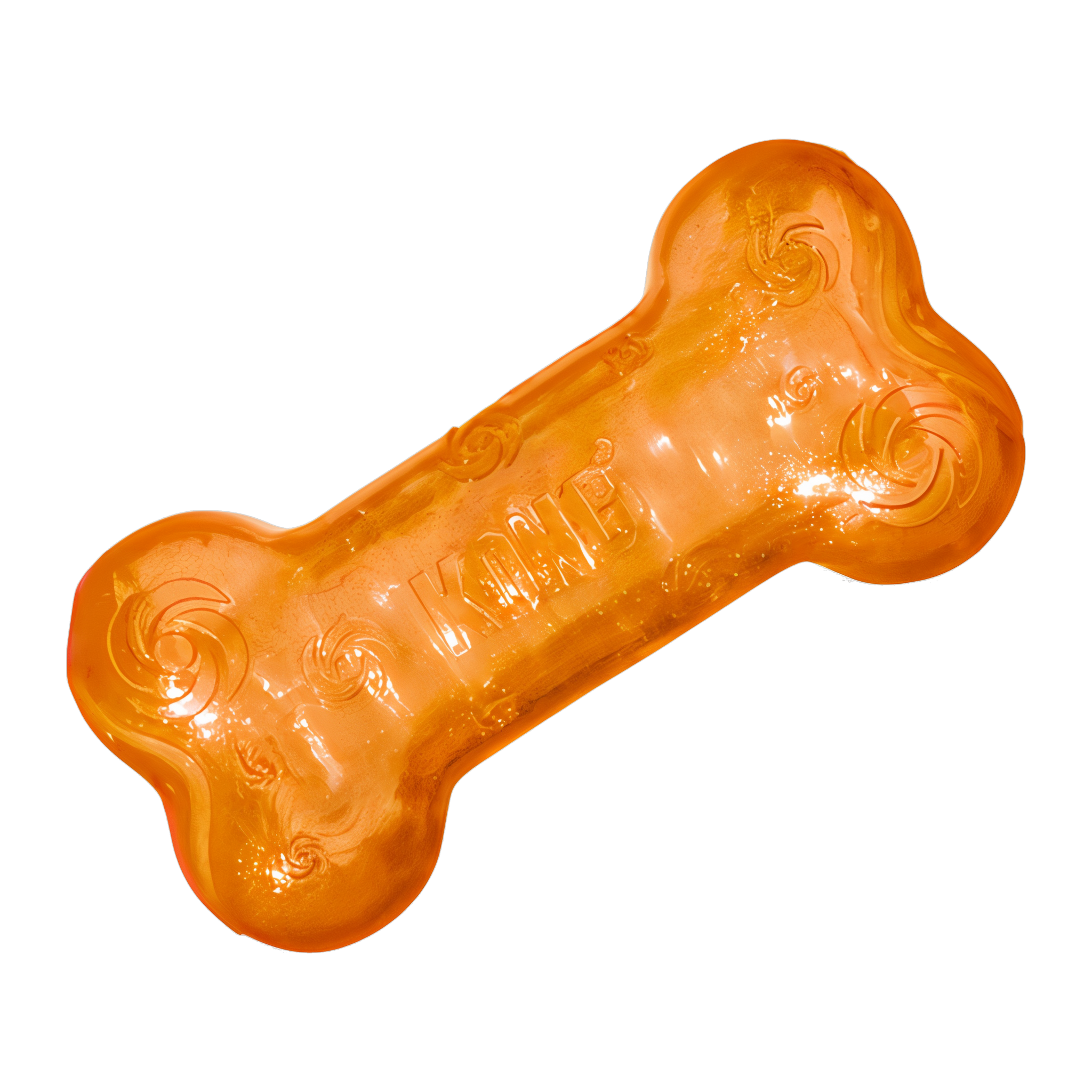 KONG Squeezz Crackle Bone Dog Toy #LARGE