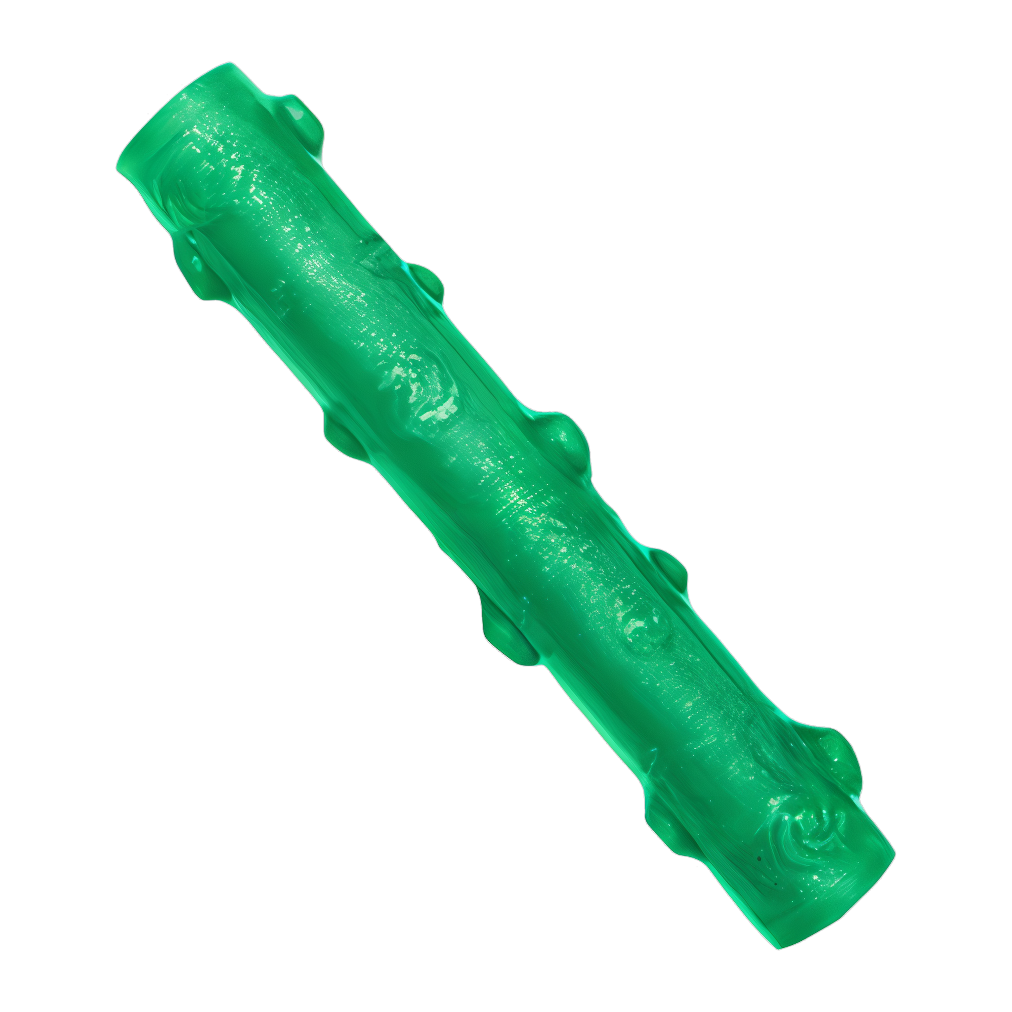 KONG Squeezz Crackle Stick dog toy in green