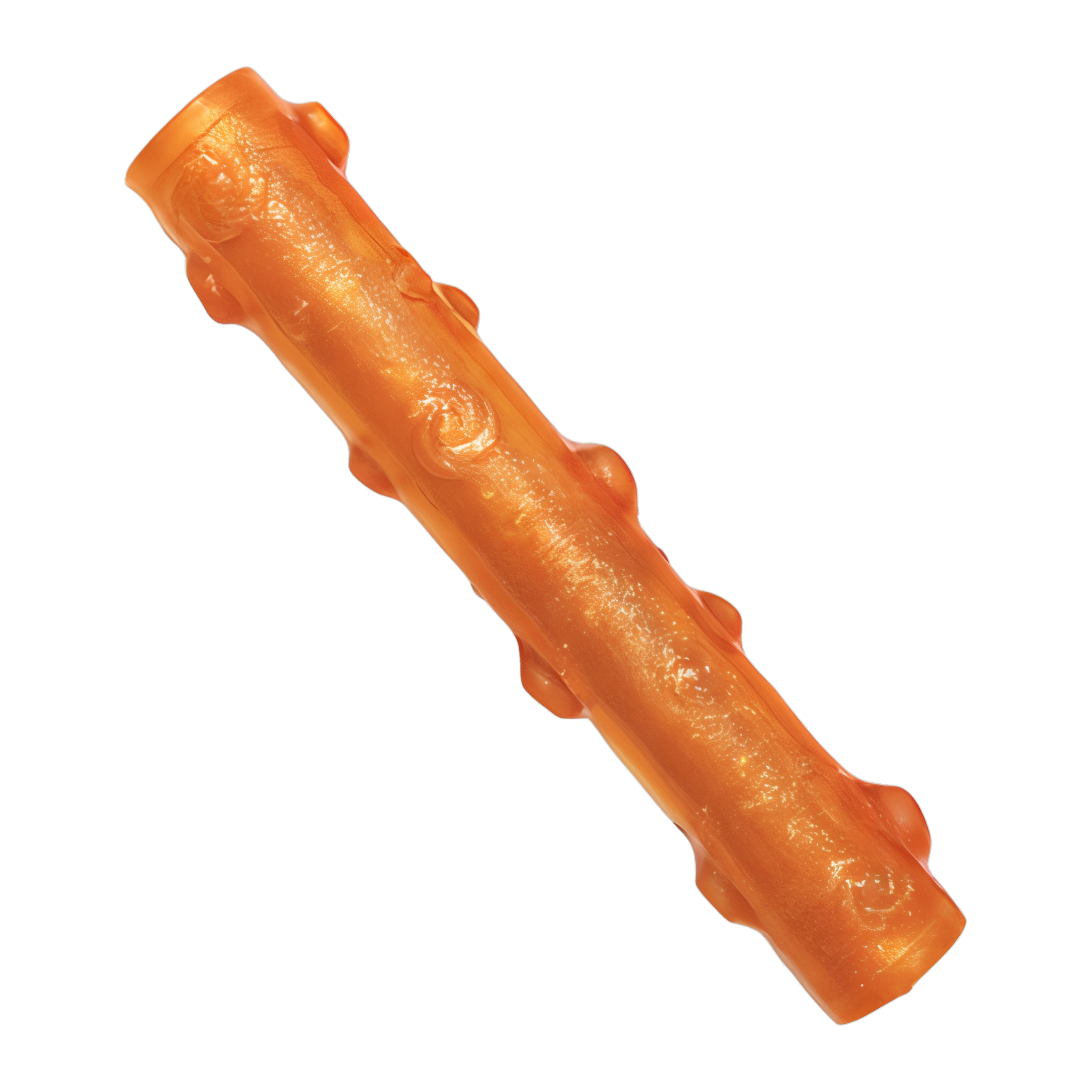 KONG Squeezz Crackle Stick dog toy in orange #LARGE
