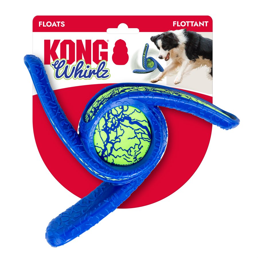 KONG Whirlz Throw Dog Toy