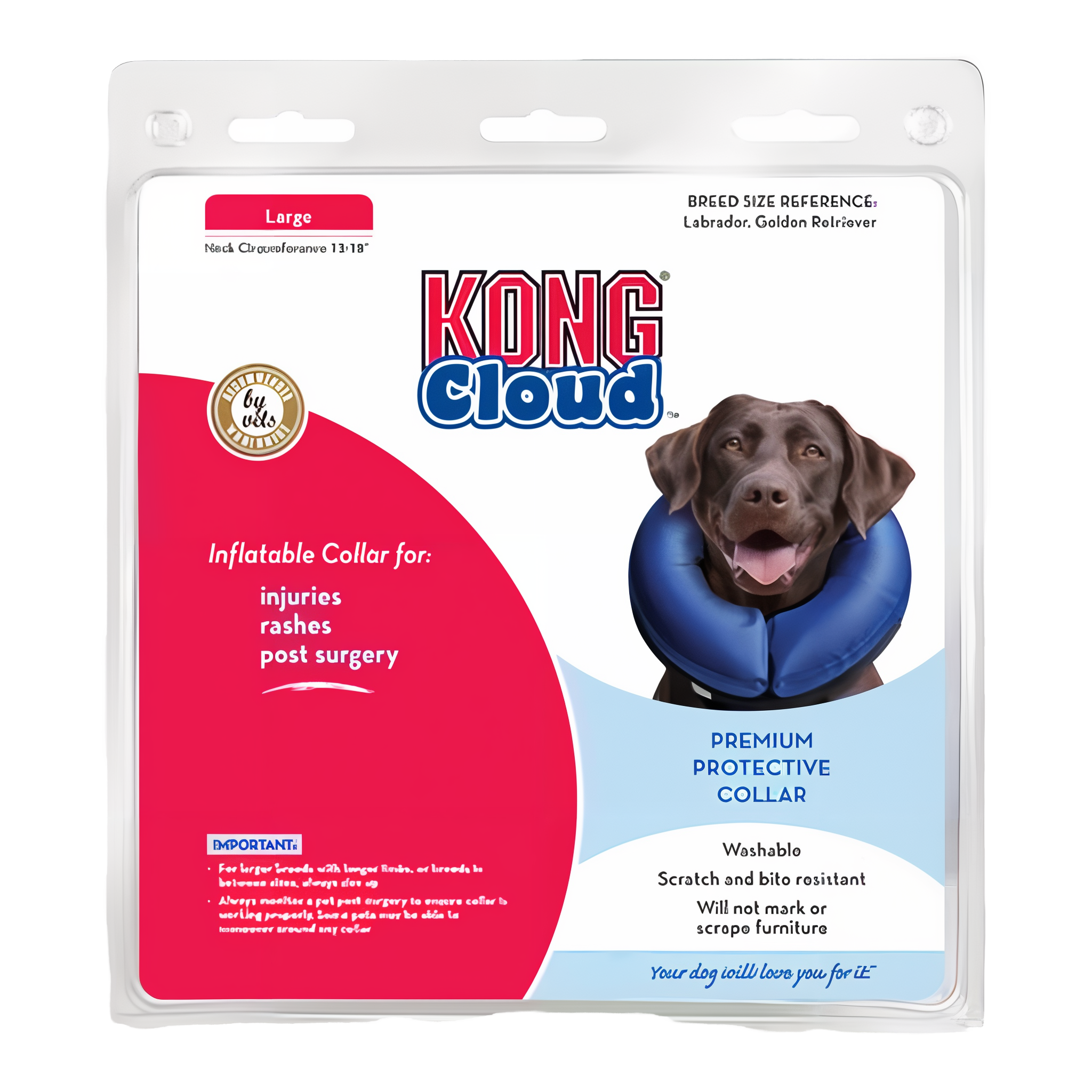 KONG Cloud Collar, large size for dogs