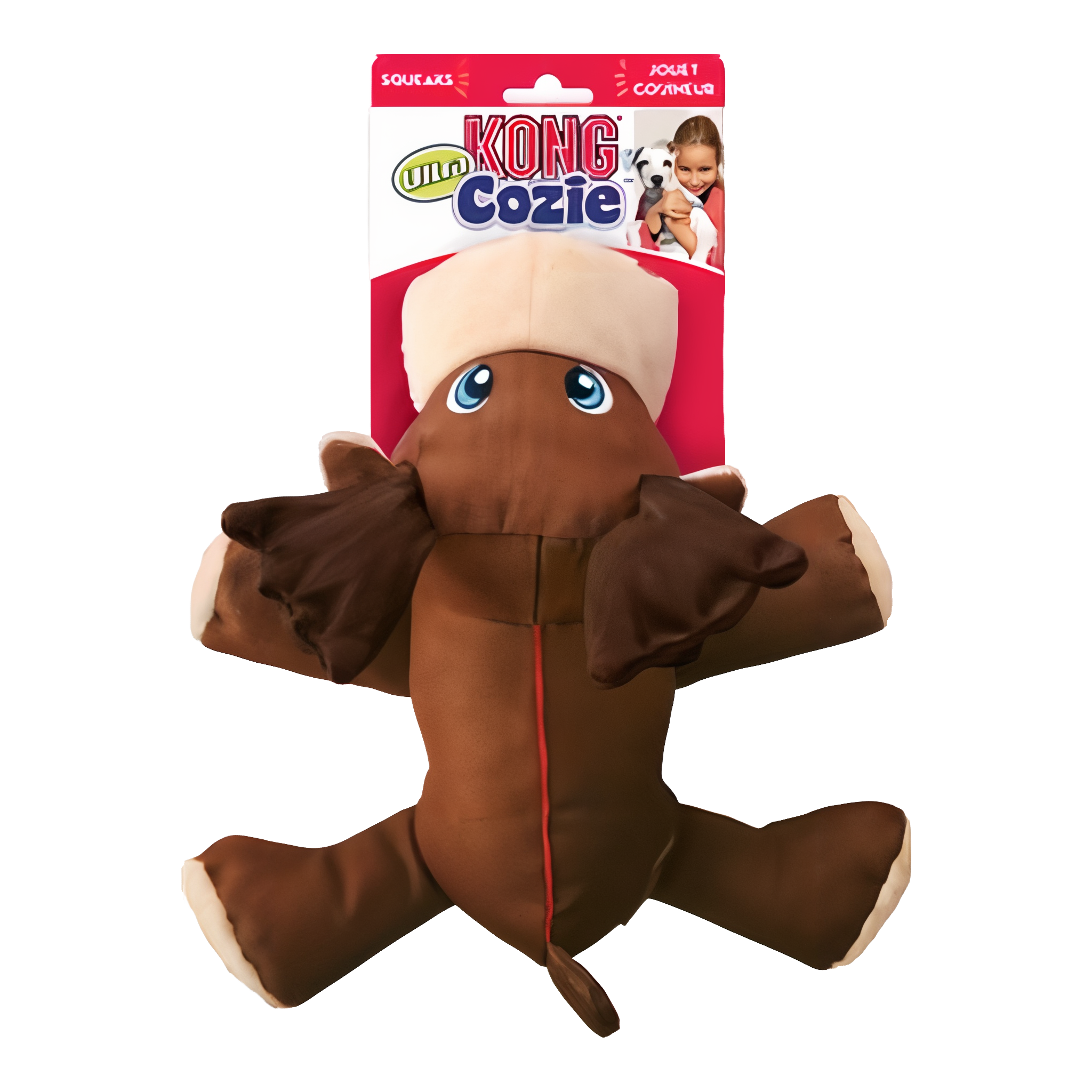 KONG Cozie Ultra Max Moose Dog Toy
