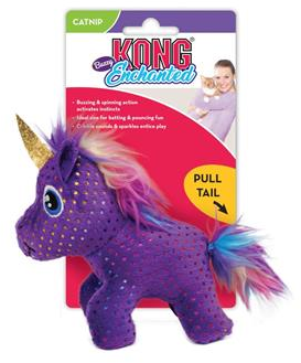 Kong Enchanted Buzzy Unicorn Cat Toy