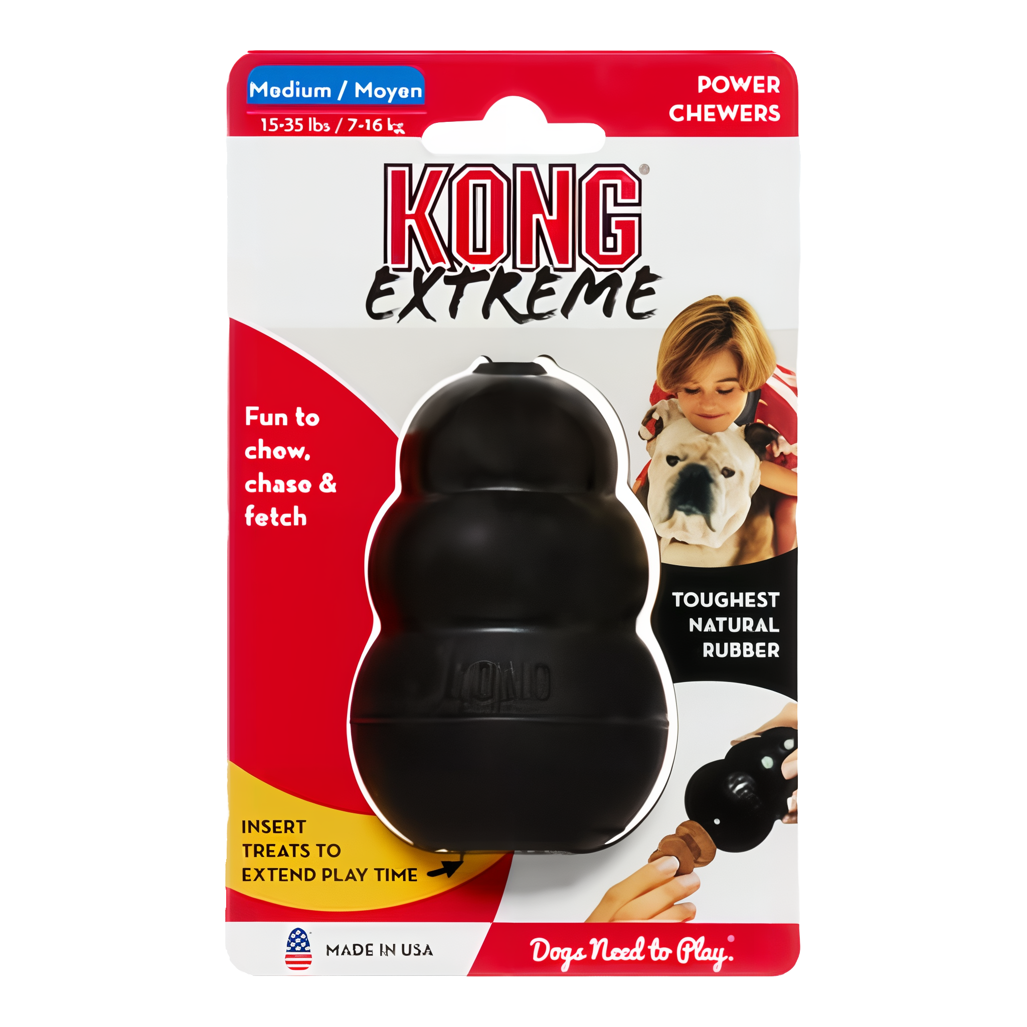 KONG Extreme Durable Rubber Dog Toy
