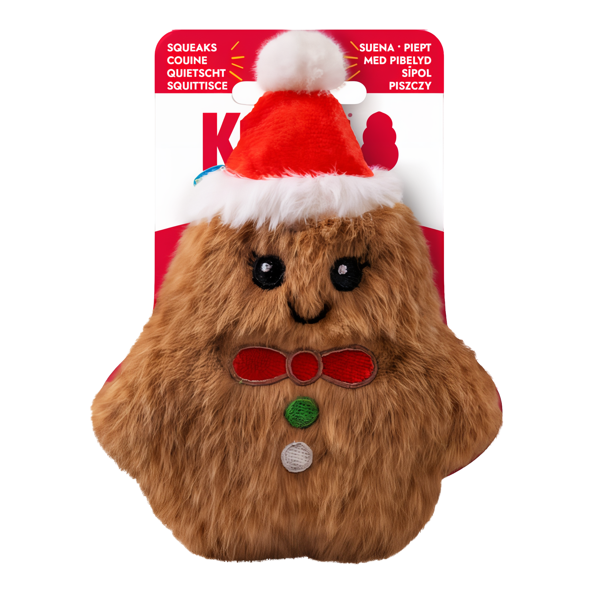 KONG Holiday Snuzzles Mini Gingerbread