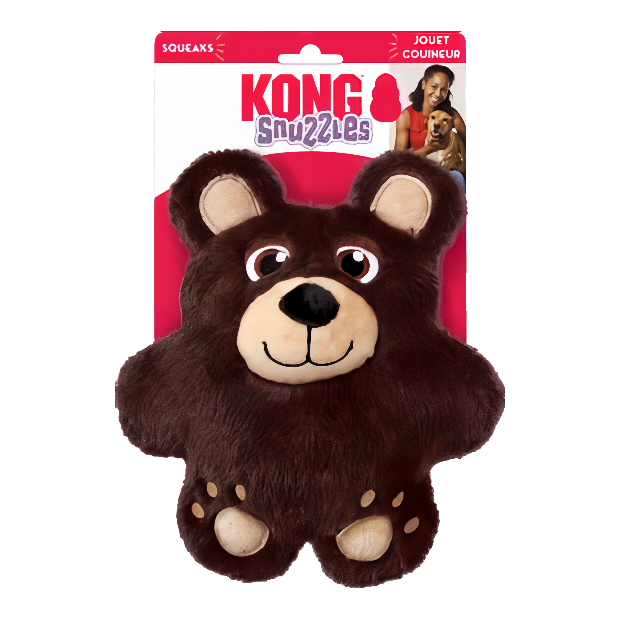 Kong Snuzzles Bear Dog Toy