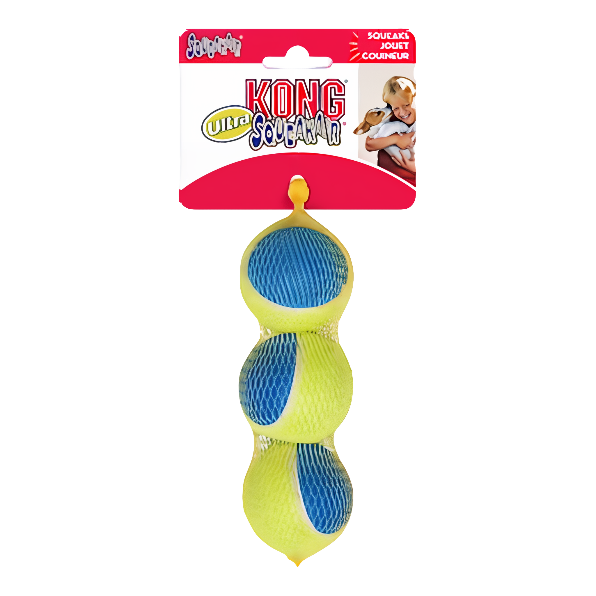 KONG Ultra SqueakAir Ball Dog Toy
