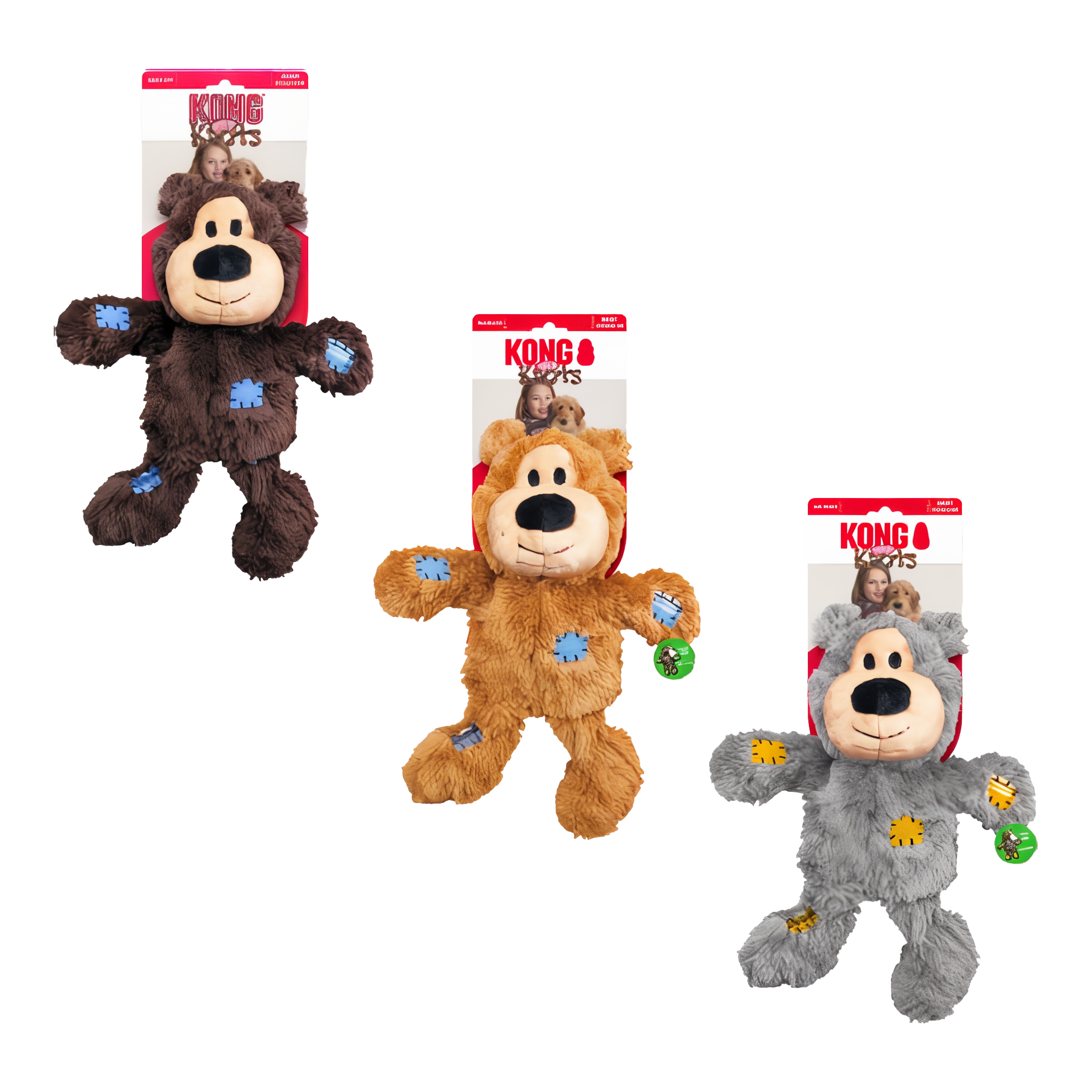 KONG Wild Knots Bear Dog Toy
