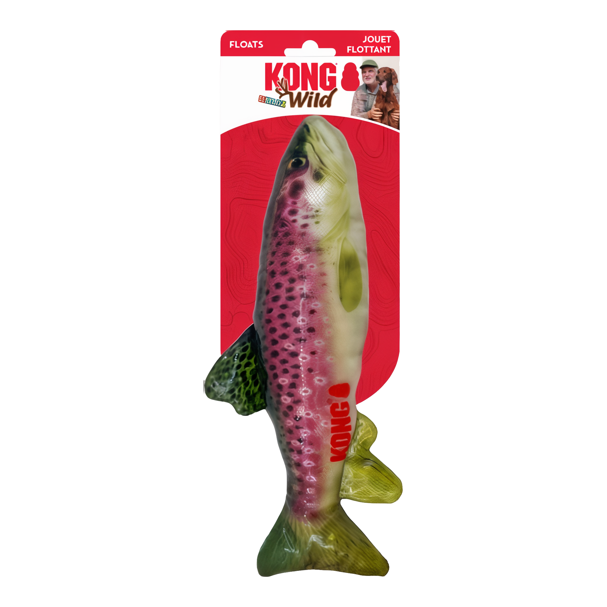 KONG Wild Shieldz Trout Dog Toy