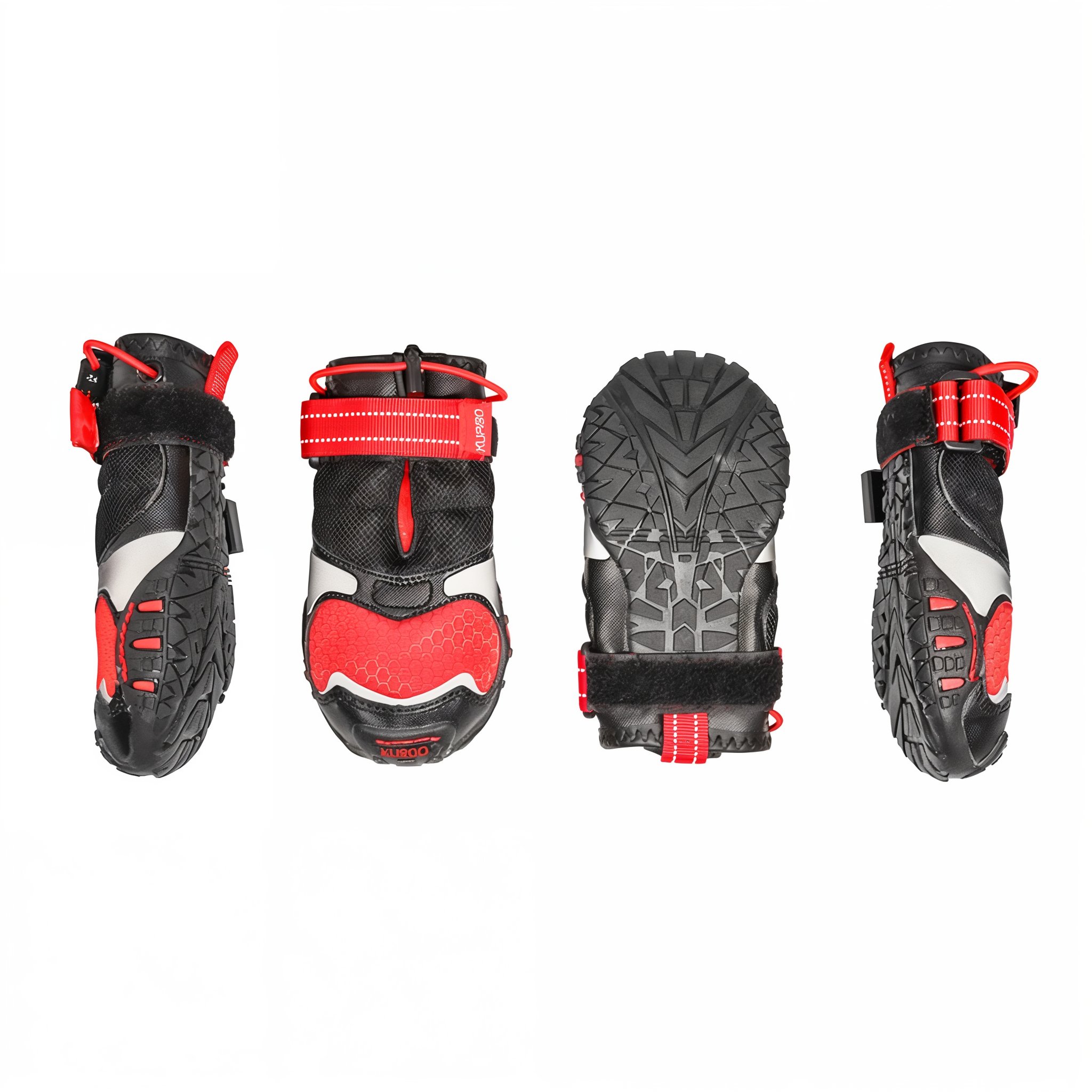 Front, side, sole, and back views of the Kurgo Blaze Dog Boot