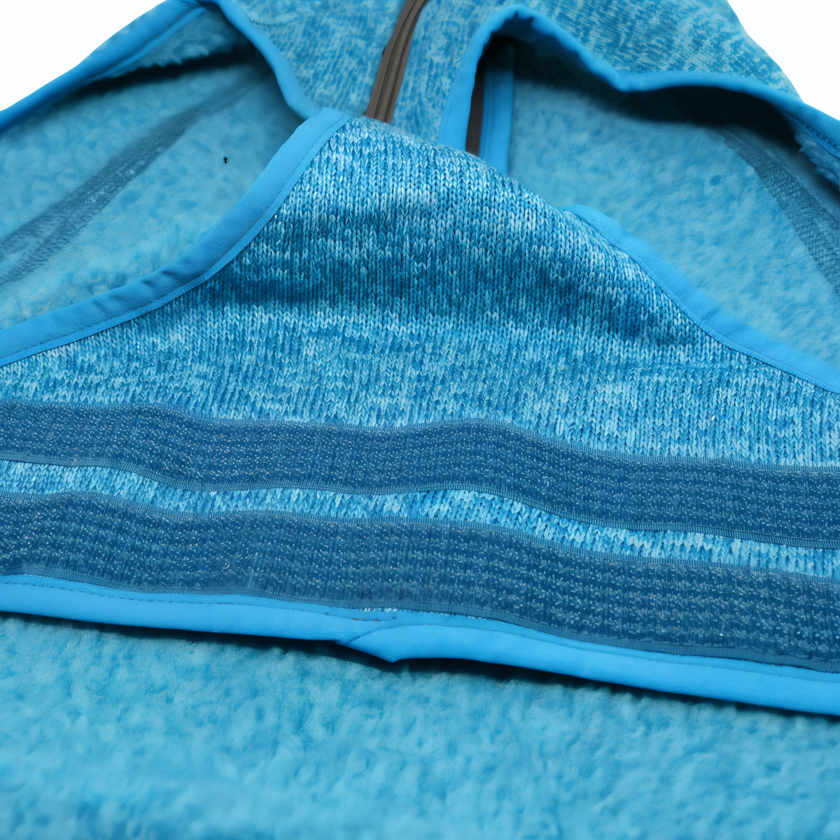Hook-and-loop chest closure and reflective accents on the Kurgo Core Sweater