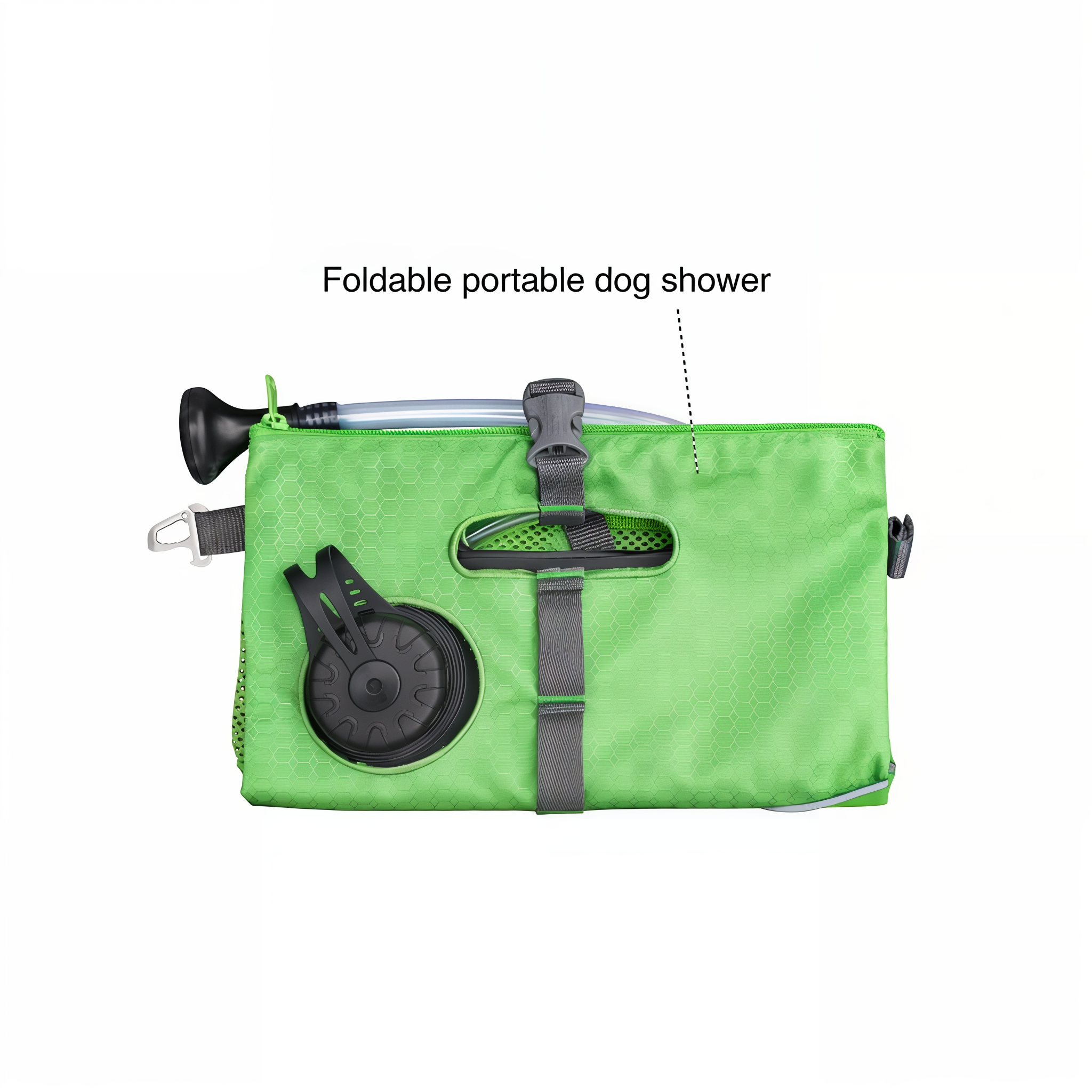 Kurgo Go Shower bag with storage pockets and hanging strap