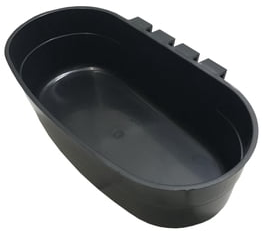 Chicken Bird Food Coop Cage Cup Feeder Water Oblong
