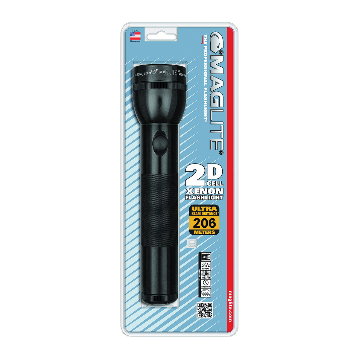 Maglite 2-Cell D Xenon Flashlight -- packaging