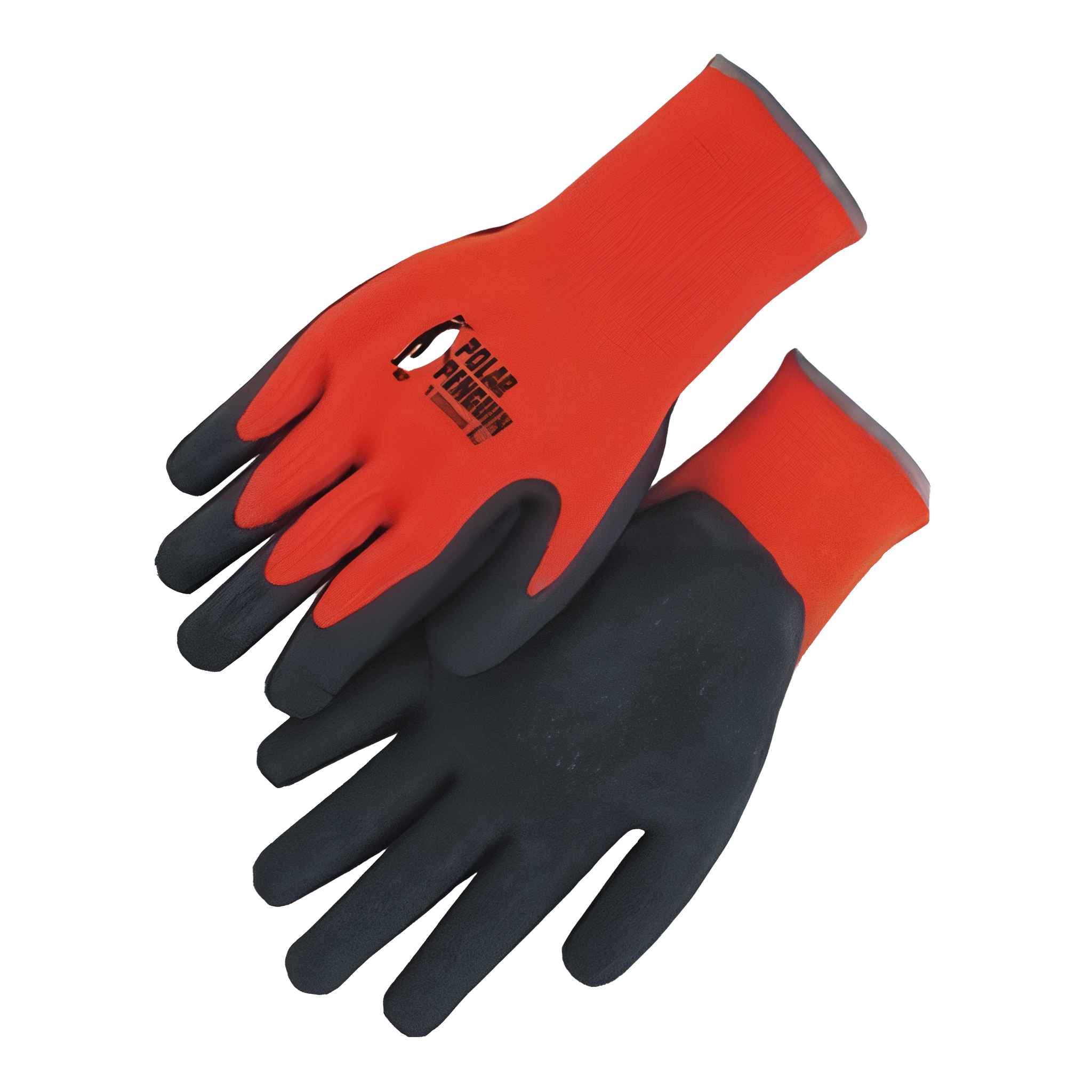 XL HV Org. Lin. Knit Rub. Dip Glove - Polar Penguin Majestic Glove