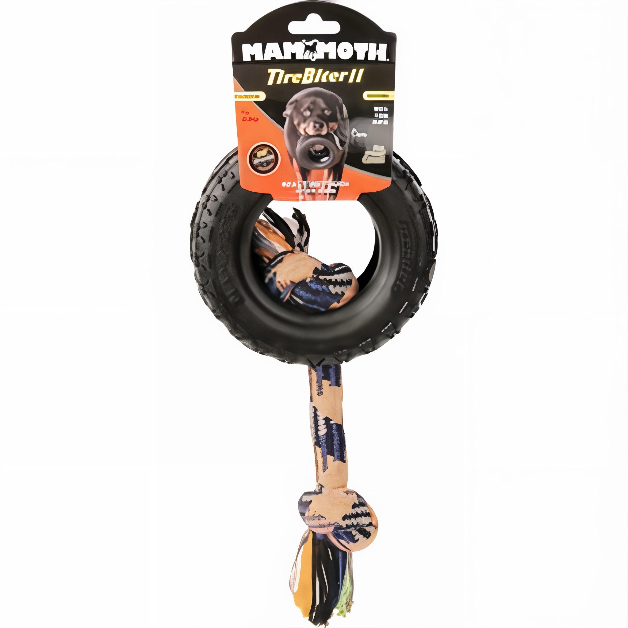 Mammoth Pet Tirebiter II with Rope